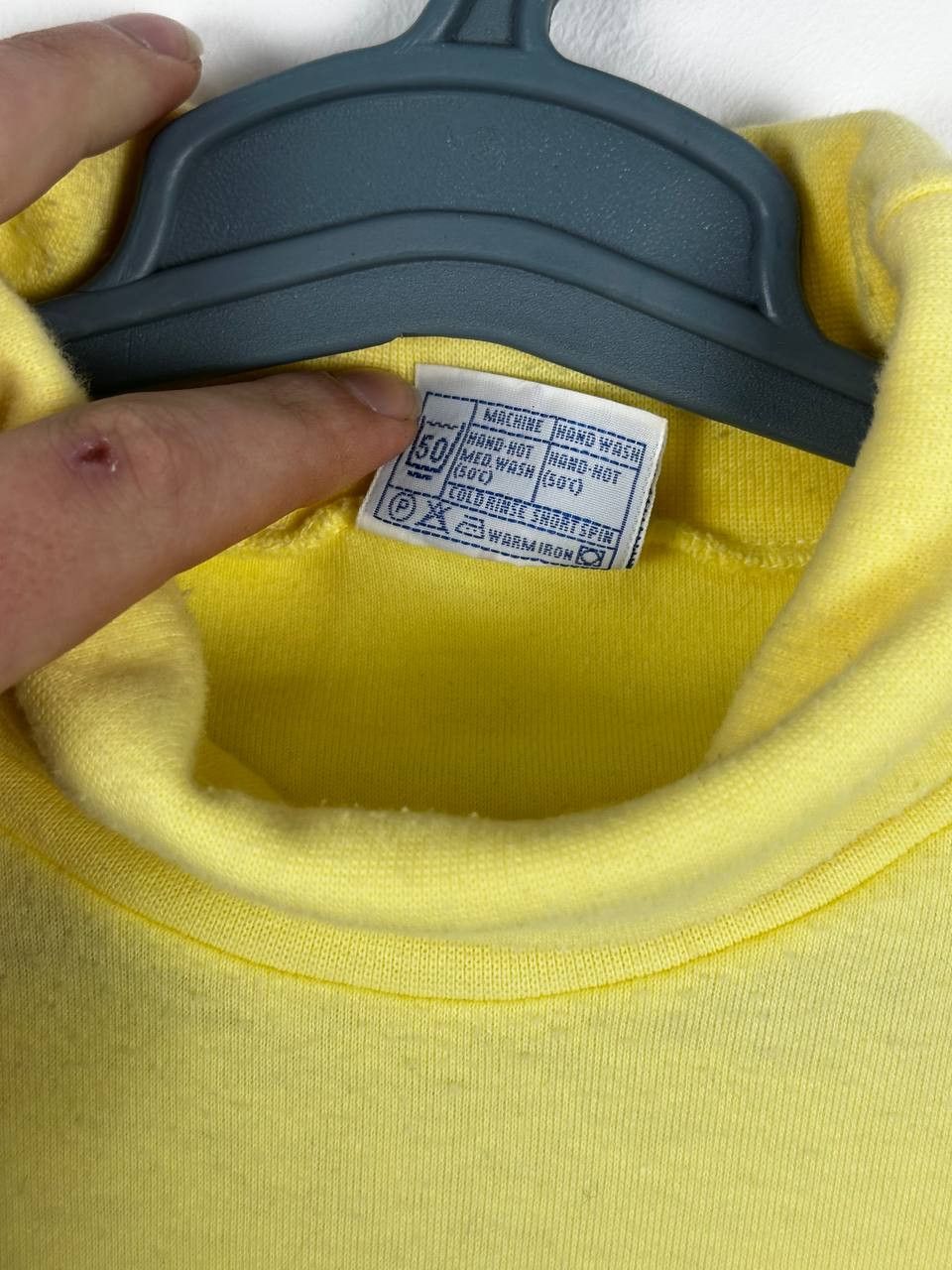 Sunspel × Vintage Vintage Sunspel Yellow Cotton Turtleneck Size L Size US L / EU 52-54 / 3 - 5 Thumbnail
