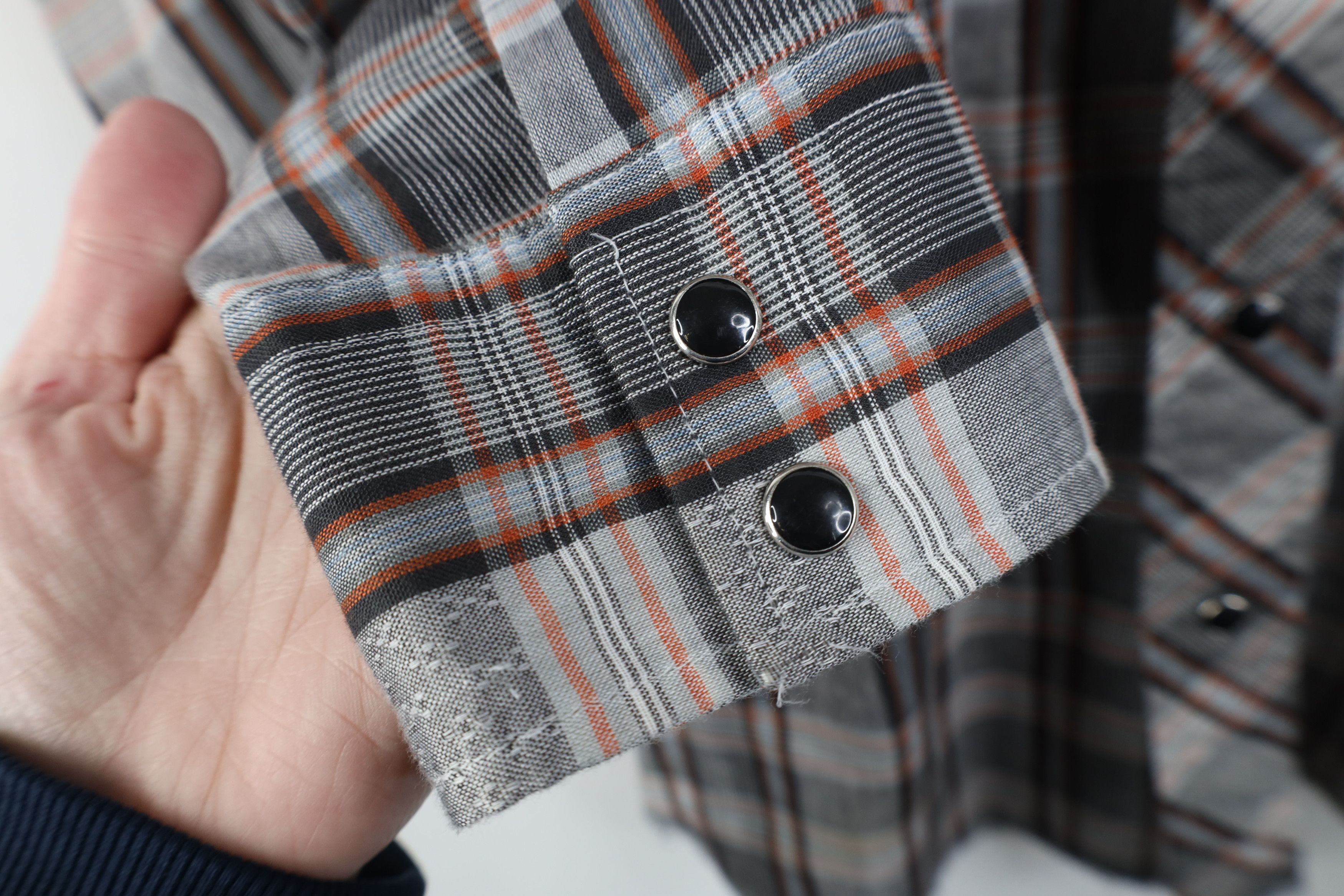 Wrangler Vintage 70s Wrangler Cowboy Pearl Snap Button Shirt USA Size US M / EU 48-50 / 2 - 9 Thumbnail