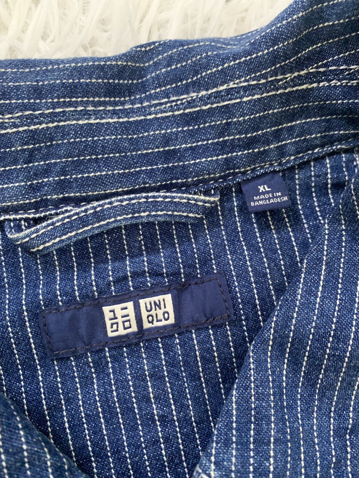 Uniqlo Uniqlo Hickory Stripes Style Jacket Size US XL / EU 56 / 4 - 6 Thumbnail