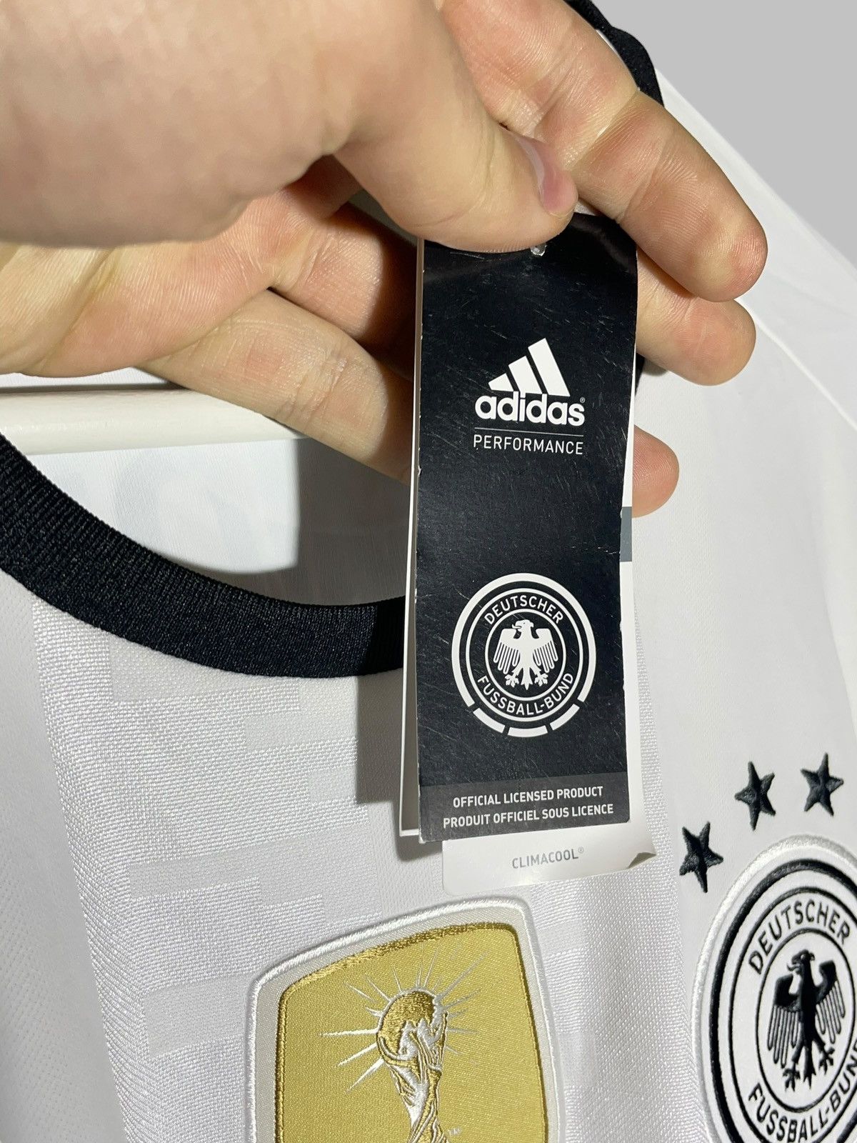 Adidas #21 Joshua Kimmich Germany 2016/17 Home Football Shirt Size US XL / EU 56 / 4 - 16 Thumbnail