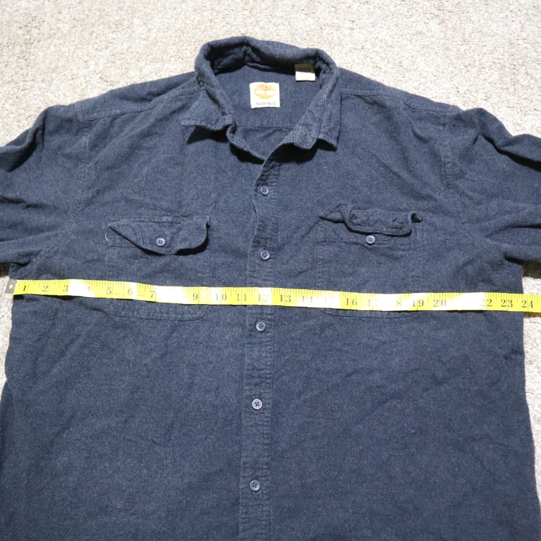 Timberland Timberland Shirt Vintage Button-Up Mens L Black Cotton L Weathergear Casual Western 90s Theme Mens Size US L / EU 52-54 / 3 - 4 Thumbnail