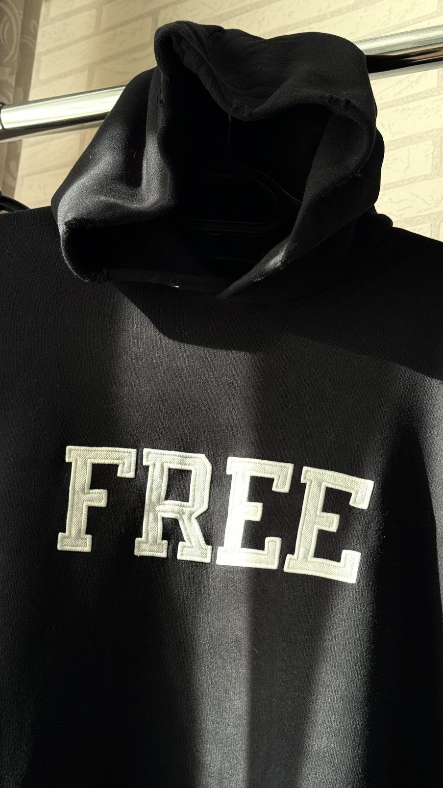 BALENCIAGA FREE DISTRESSED HOODIE