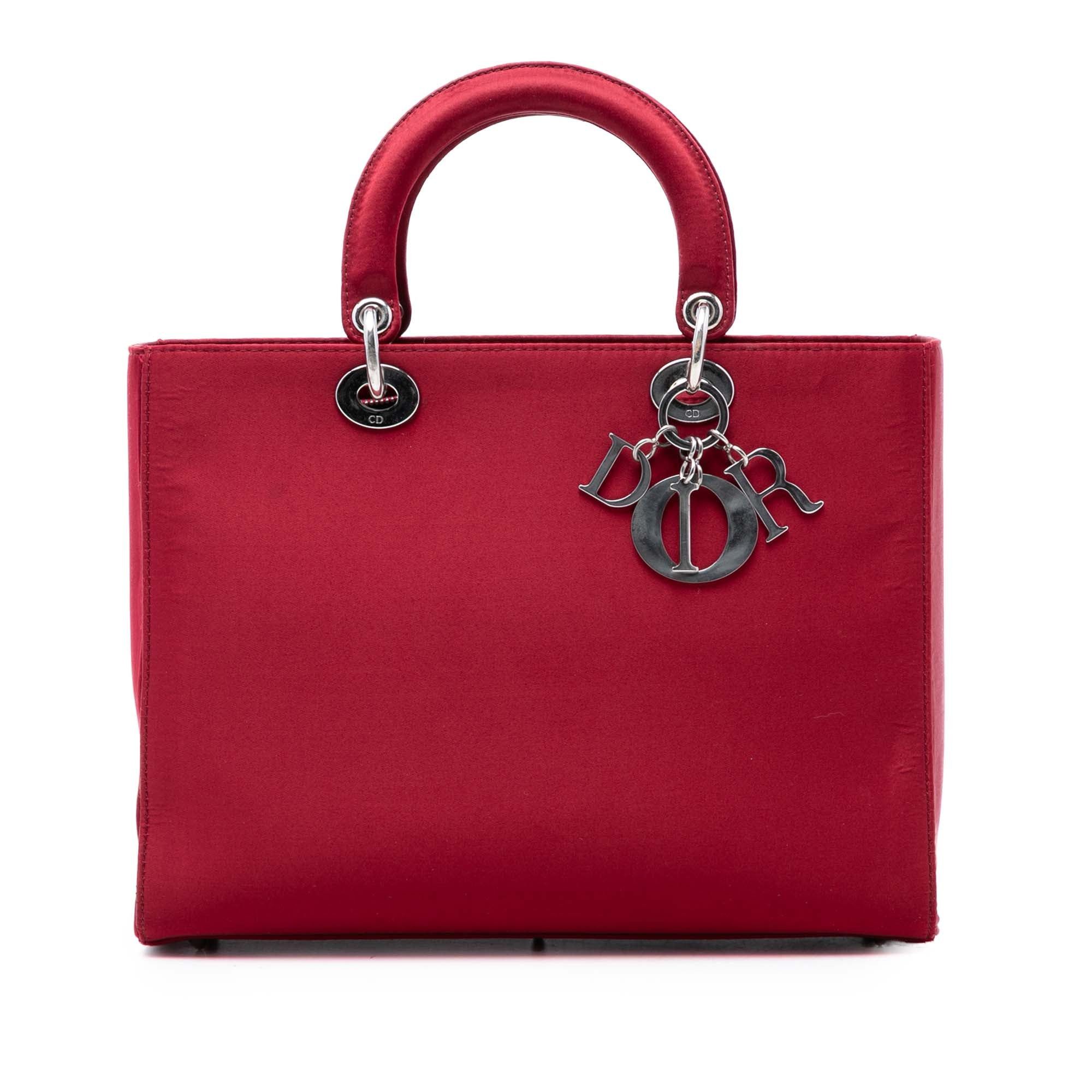 Dior Large Satin Lady Dior Size ONE SIZE - 1 Thumbnail