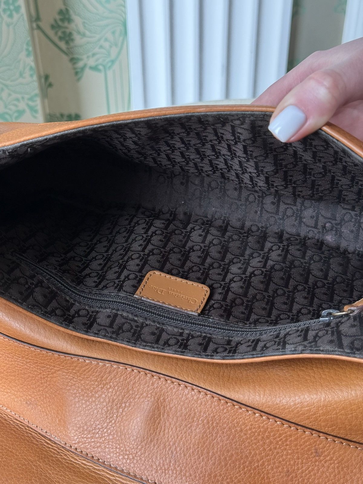 Dior Dior Brown Leather Street Chic Columbus Avenue Shoulder Bag Size ONE SIZE - 13 Thumbnail