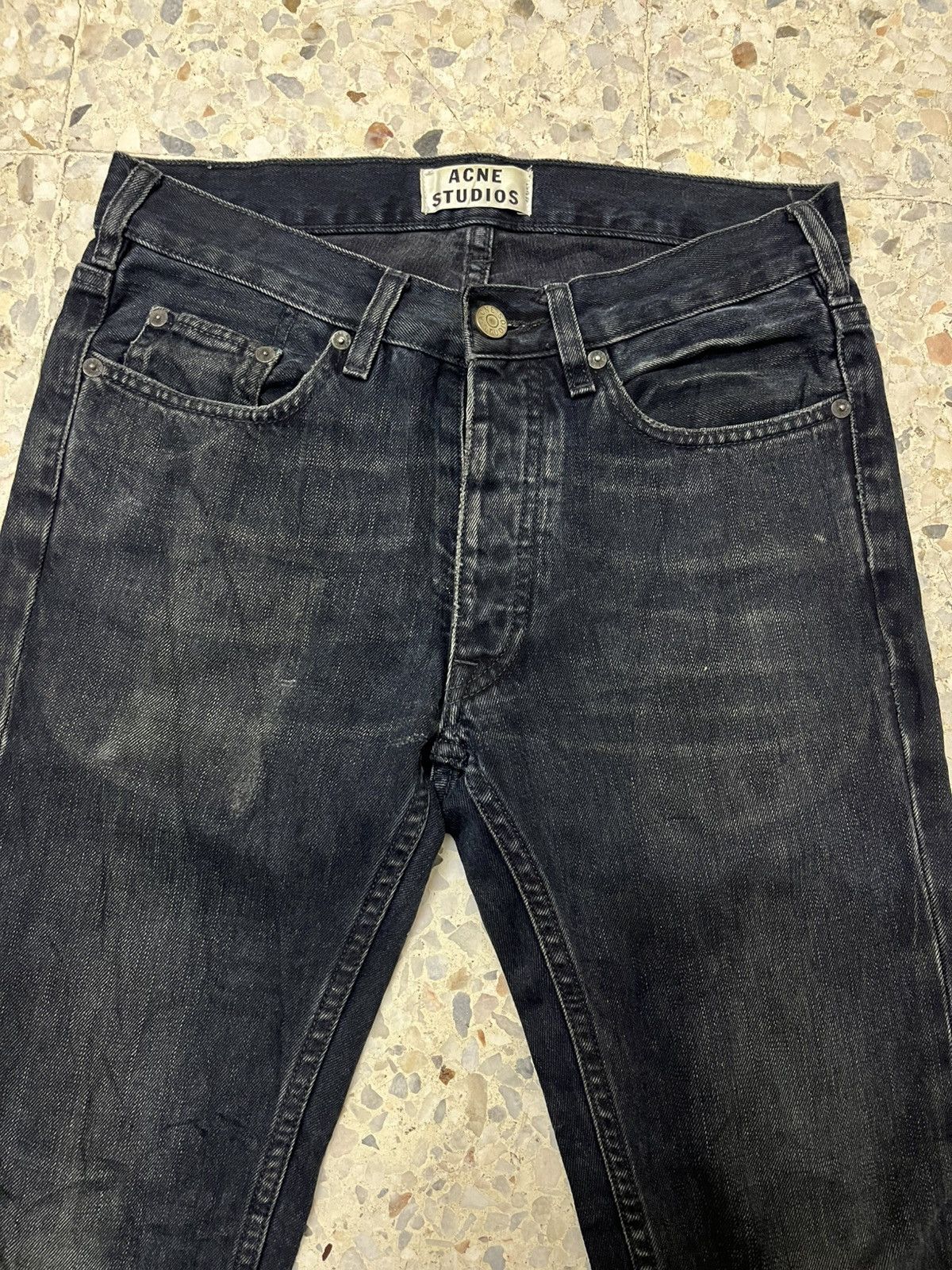 Acne Studios Acne Studios Roc Lana model Black Denim Jeans Size US 30 / EU 46 - 2 Thumbnail