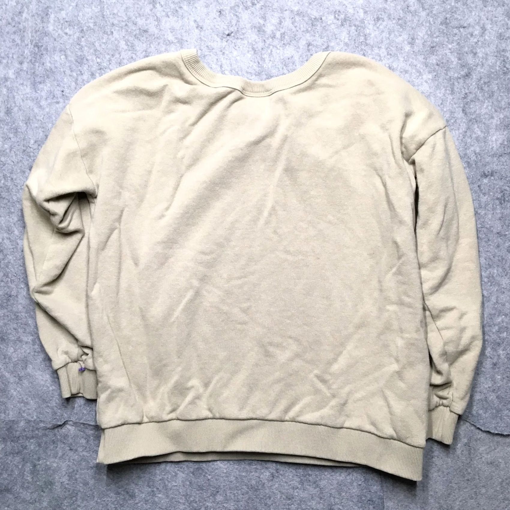 Jungmaven Jungmaven Sweatshirt Womens XL Beige Hemp Cotton Crewneck Pullover Made USA Size XL / US 12-14 / IT 48-50 - 5 Thumbnail