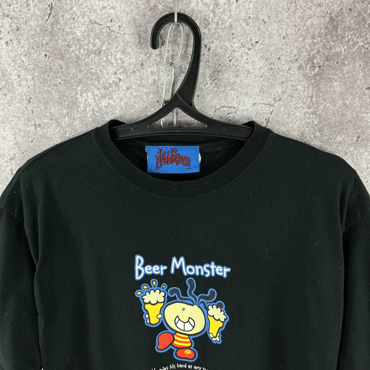 Japanese Brand Bubblegum Vintage Crazy Tee Big Logo “Beer Monster” Size M Size US M / EU 48-50 / 2 - 2 Thumbnail