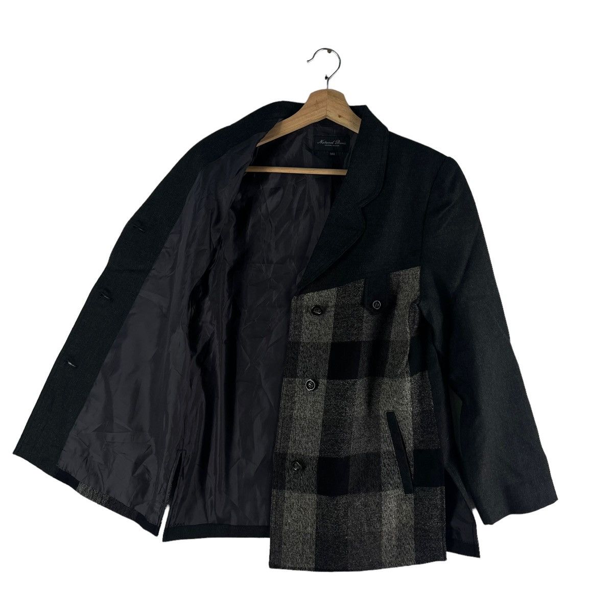 Japanese Brand 🔥Vtg Tartan Design Jacket Natural Basic Issey Miyake Size US S / EU 44-46 / 1 - 6 Thumbnail