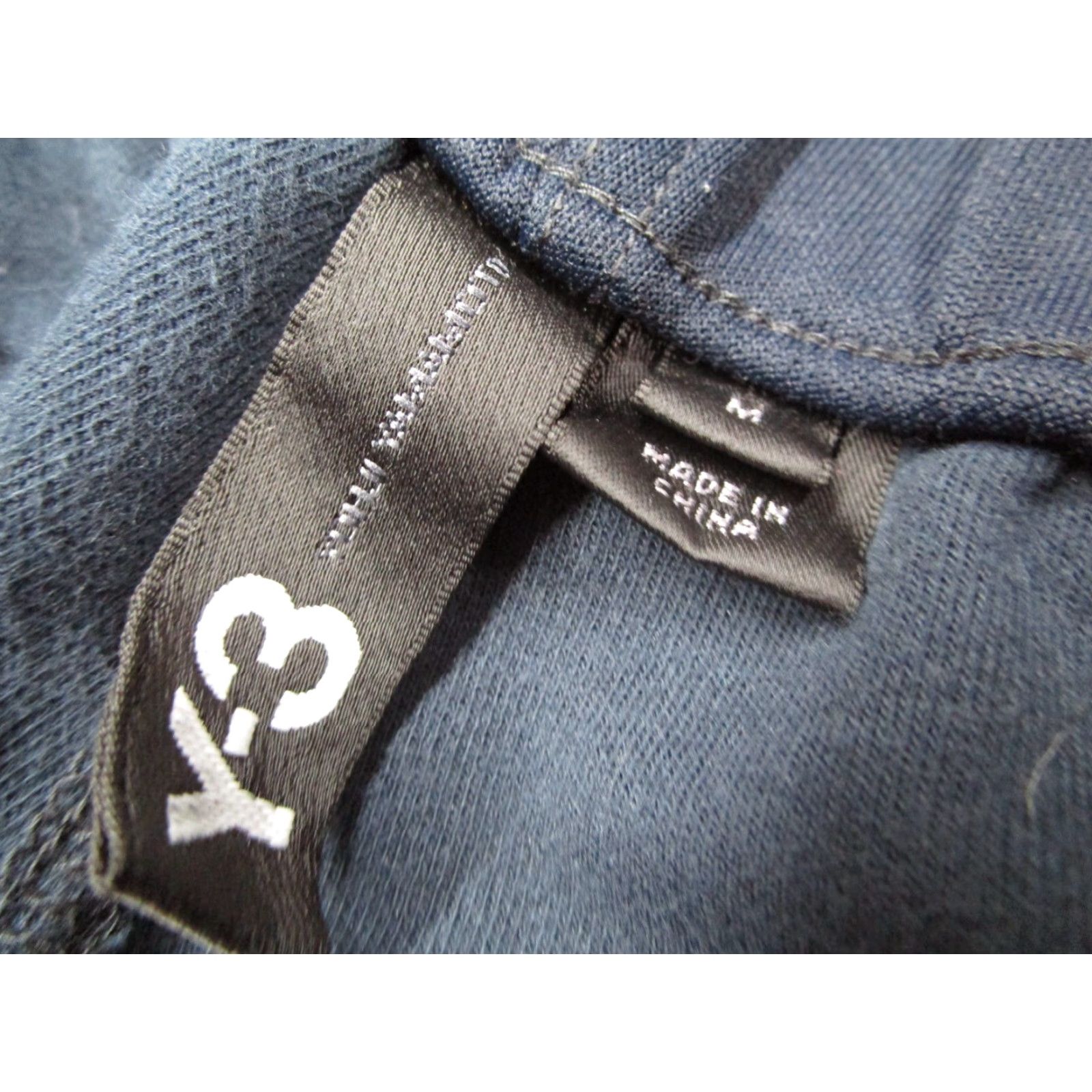Yohji Yamamoto Y-3 Yohji Yamamoto Adidas Women’s Pants Joggers Activewear Medium Blue Cotton Blend Track Size 32" / US 10 / IT 46 - 3 Thumbnail