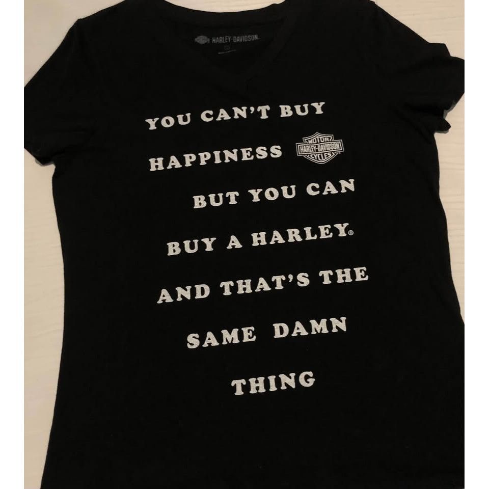 Harley Davidson Harley Davidson T-shirt Large Women Like New, Elastic Fabric Size L / US 10 / IT 46 - 2 Thumbnail