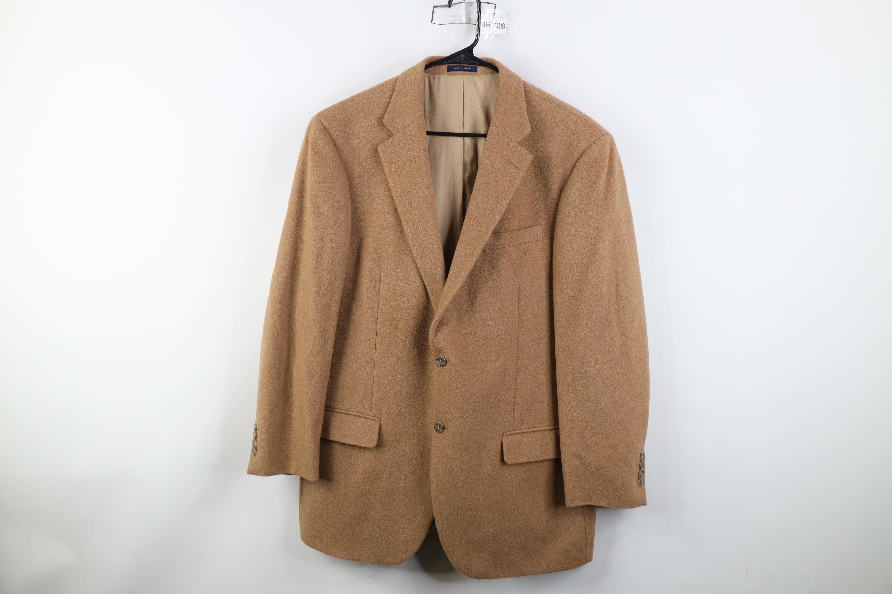 Vintage Vintage Streetwear Hair 2 Button Suit Coat Blazer Jacket Size US XXL / EU 58 / 5 - 1 Thumbnail
