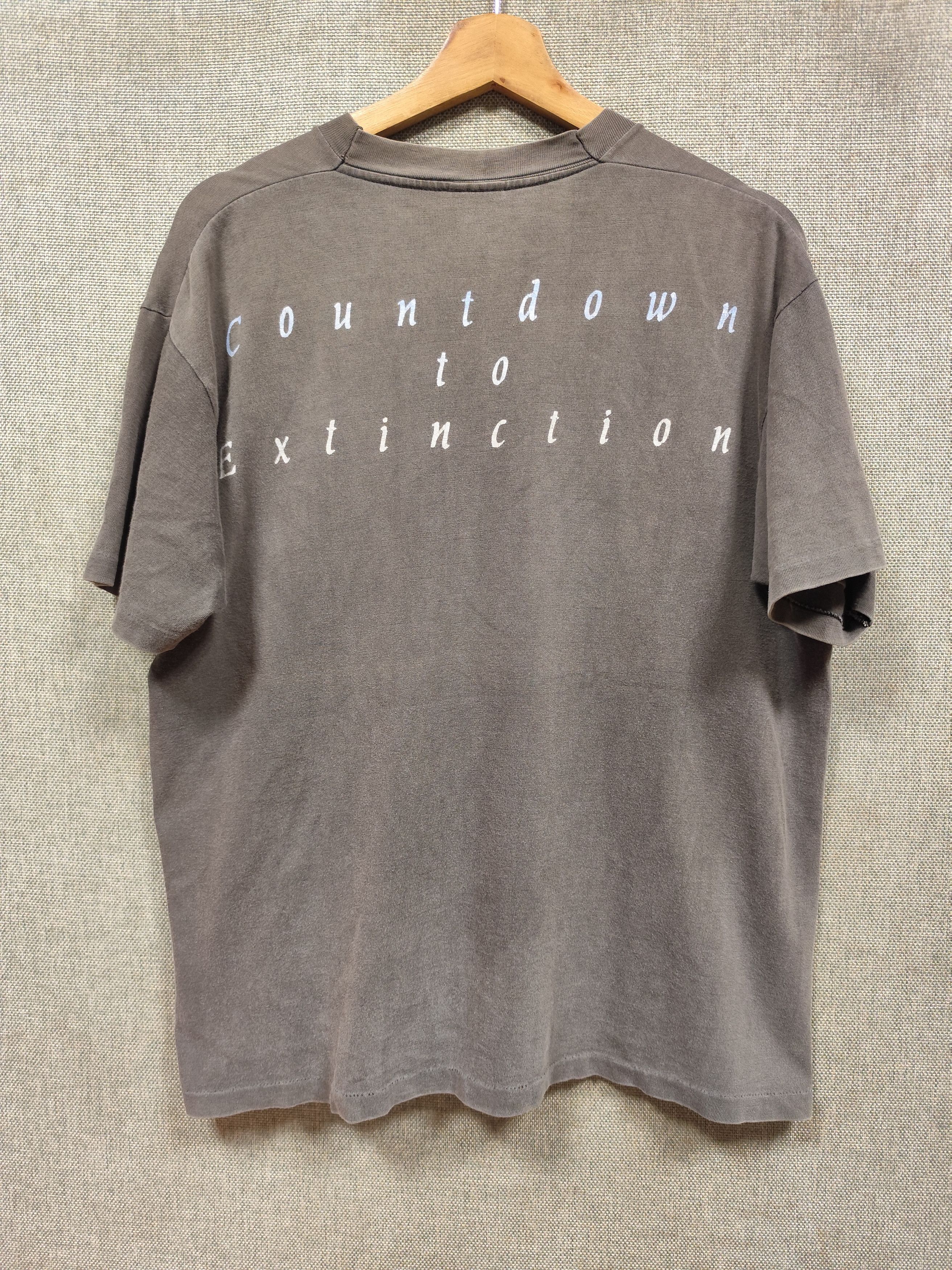 Band Tees × Megadeth × Vintage Vintage 1992 T Shirt Megadeth ‘Countdown To Extinction’ Size US M / EU 48-50 / 2 - 2 Thumbnail