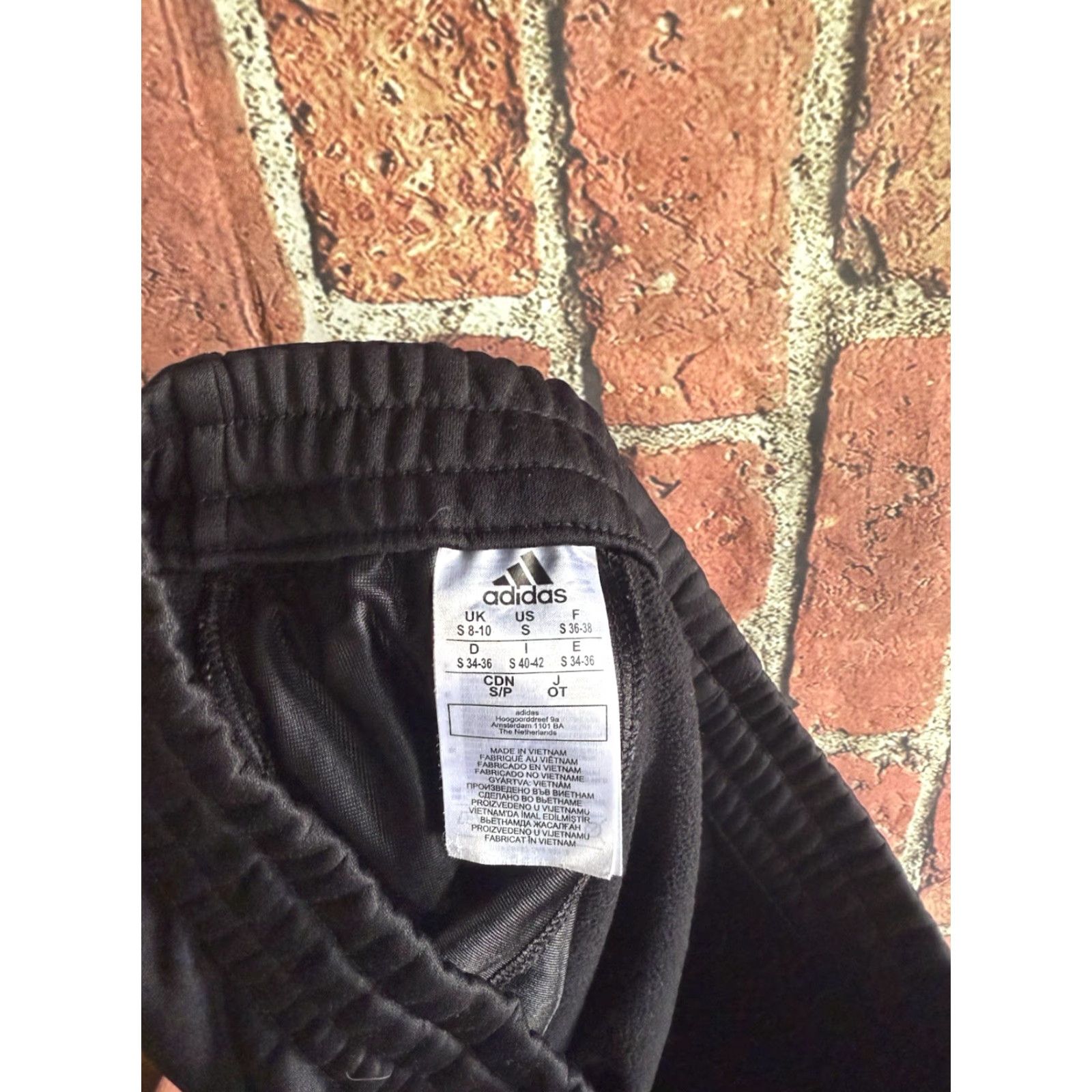 Adidas Adidas Womens Black Sweatpants Athletic Drawstring Size S Pants Regular Activewear Womens Sweatpants Black Drawstring Adidas S Size 28" / US 6 / IT 42 - 3 Thumbnail