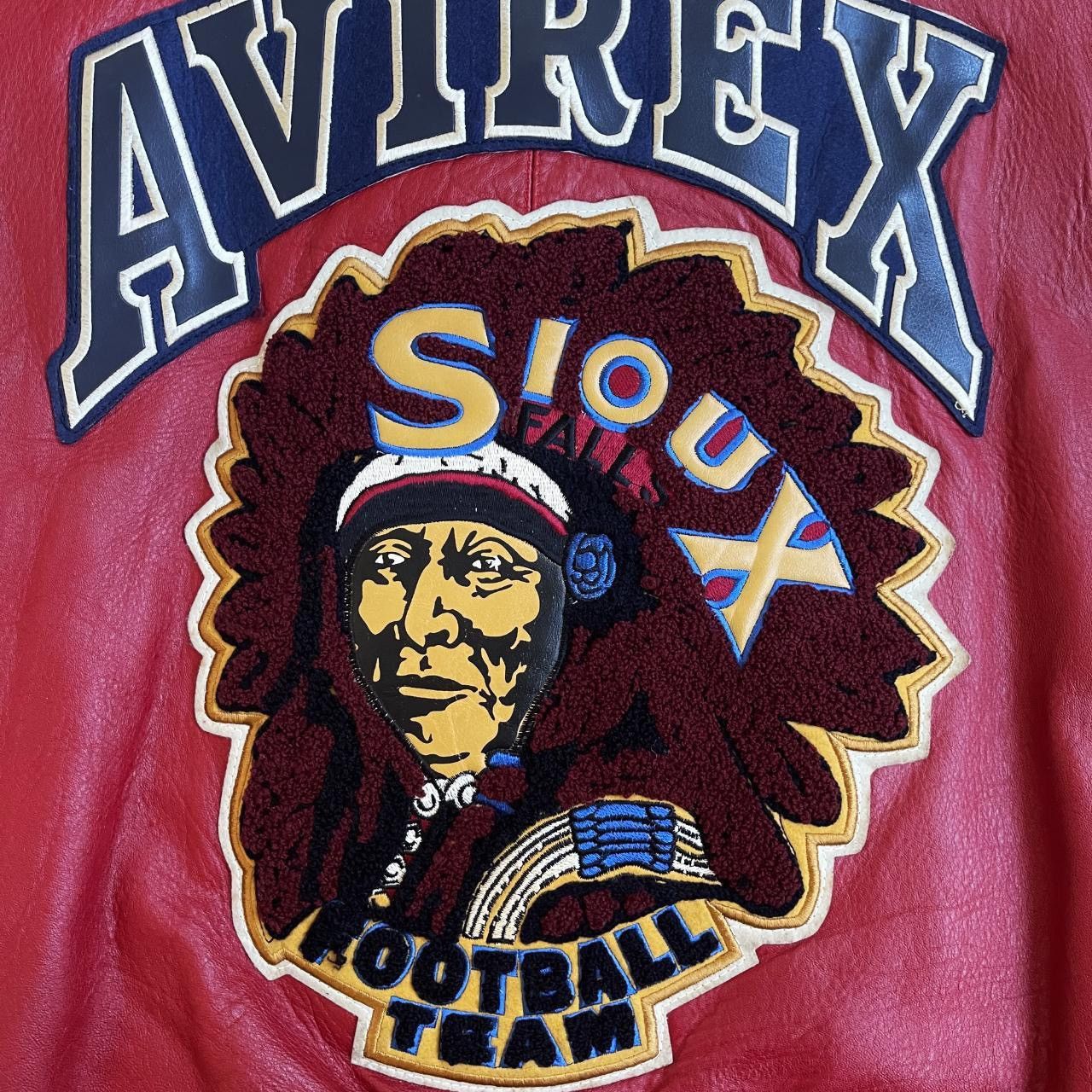 Avirex × Vintage Avirex Leather Varsity Jacket Size US S / EU 44-46 / 1 - 4 Thumbnail