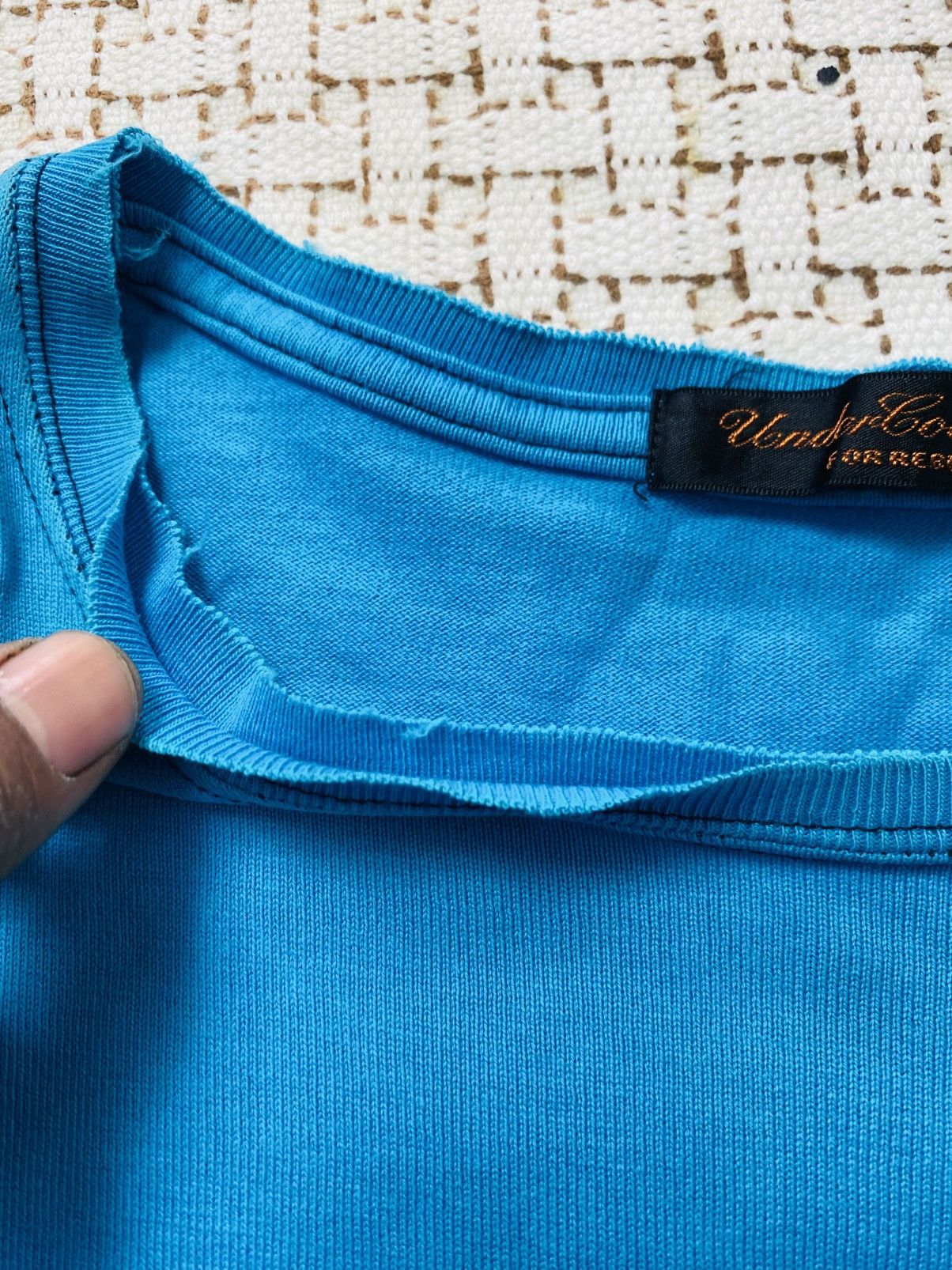 Undercover RARE SS05 Undercoverism Raw Hem Fork Tshirt Size US M / EU 48-50 / 2 - 11 Thumbnail