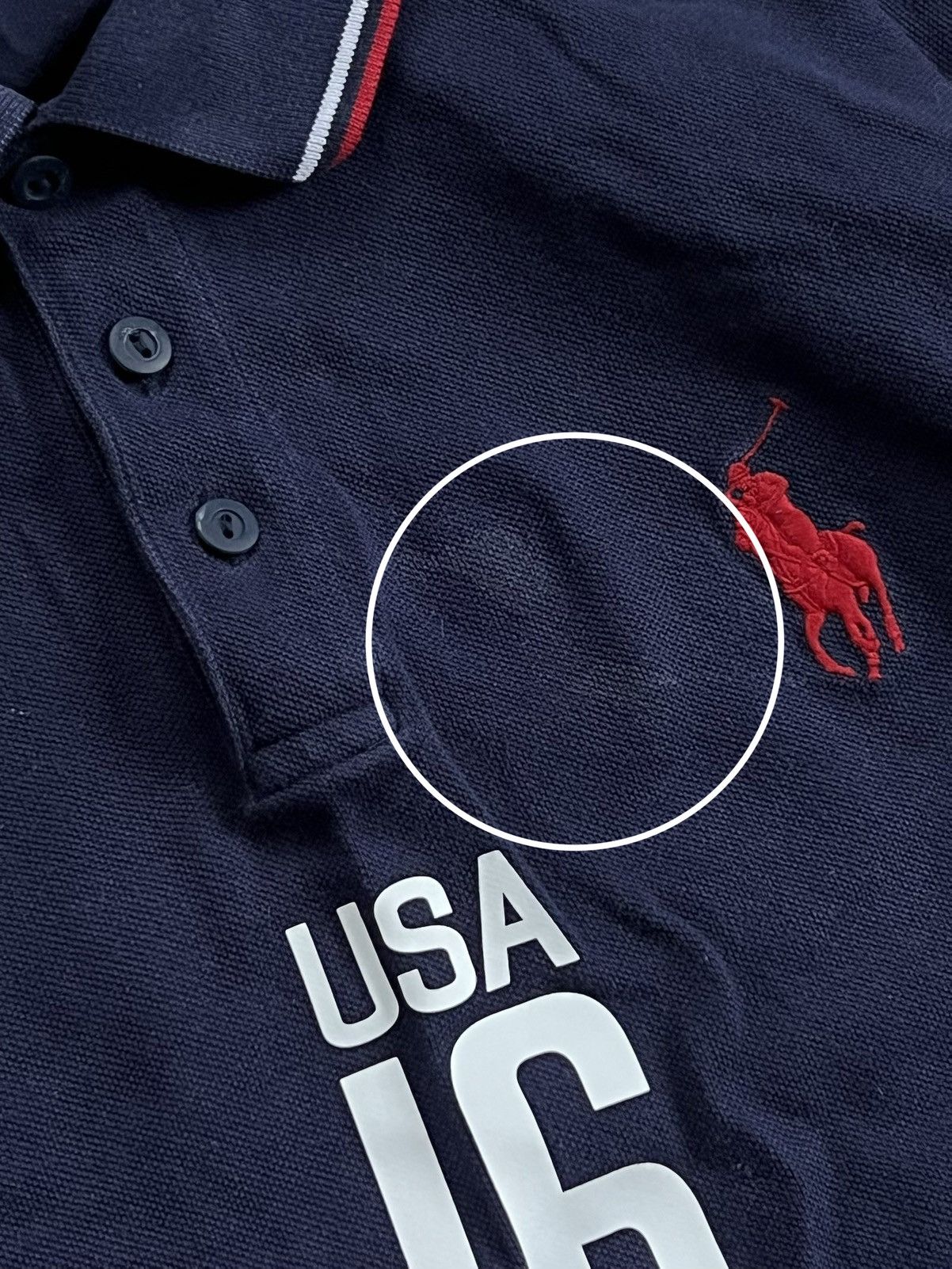 Polo Ralph Lauren Polo Ralph Lauren Shirt Sz L Logo USA 16 Custom Fit Big Pony Size US L / EU 52-54 / 3 - 7 Thumbnail