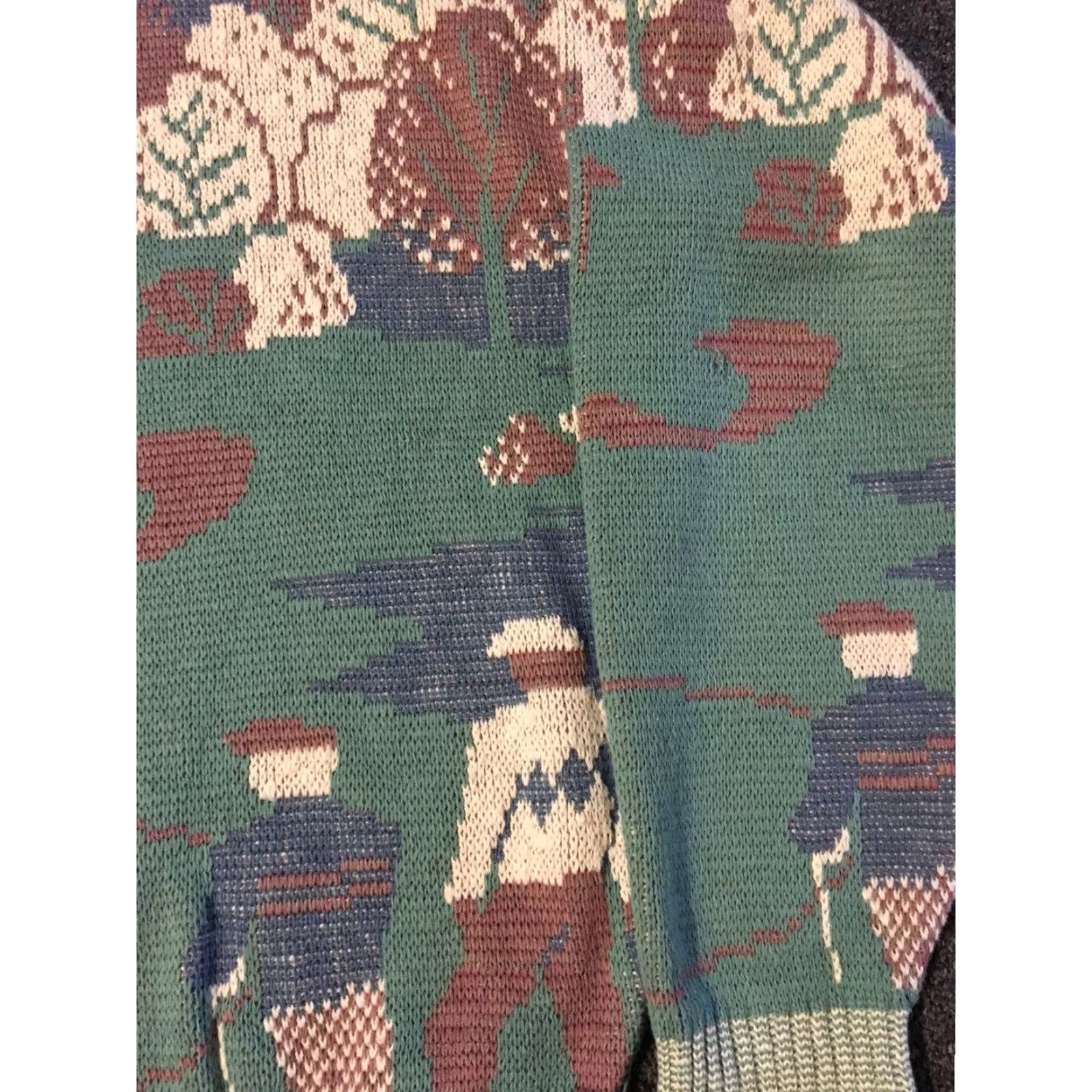 Vintage VINTAGE 90s Waterfront Workshop Golf All Over Print Sweater M USA Sport Sailing 80s Size US M / EU 48-50 / 2 - 4 Thumbnail