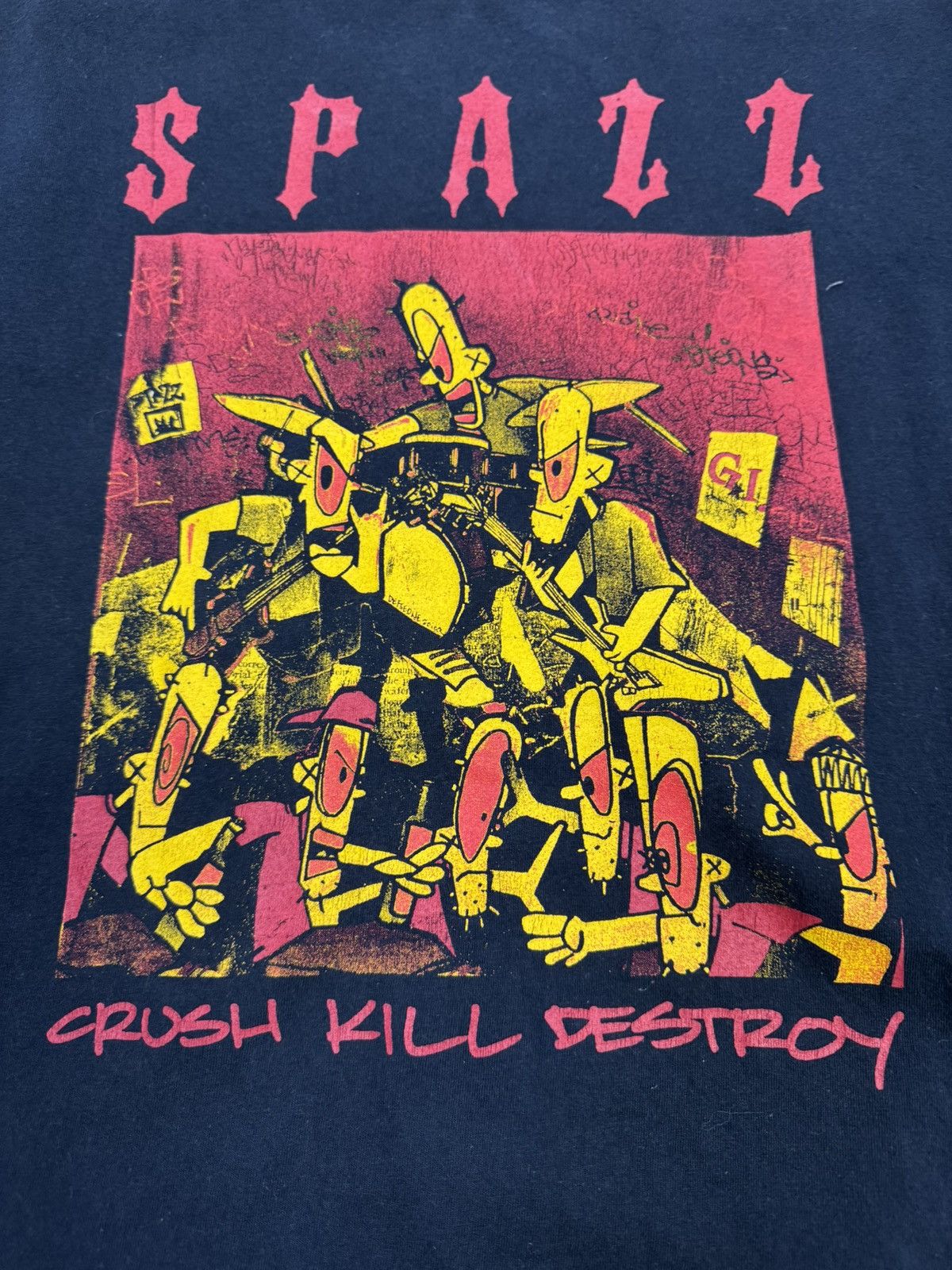 Band Tees Vintage Spazz Crush Kill Destroy Band Tee Size US M / EU 48-50 / 2 - 7 Thumbnail