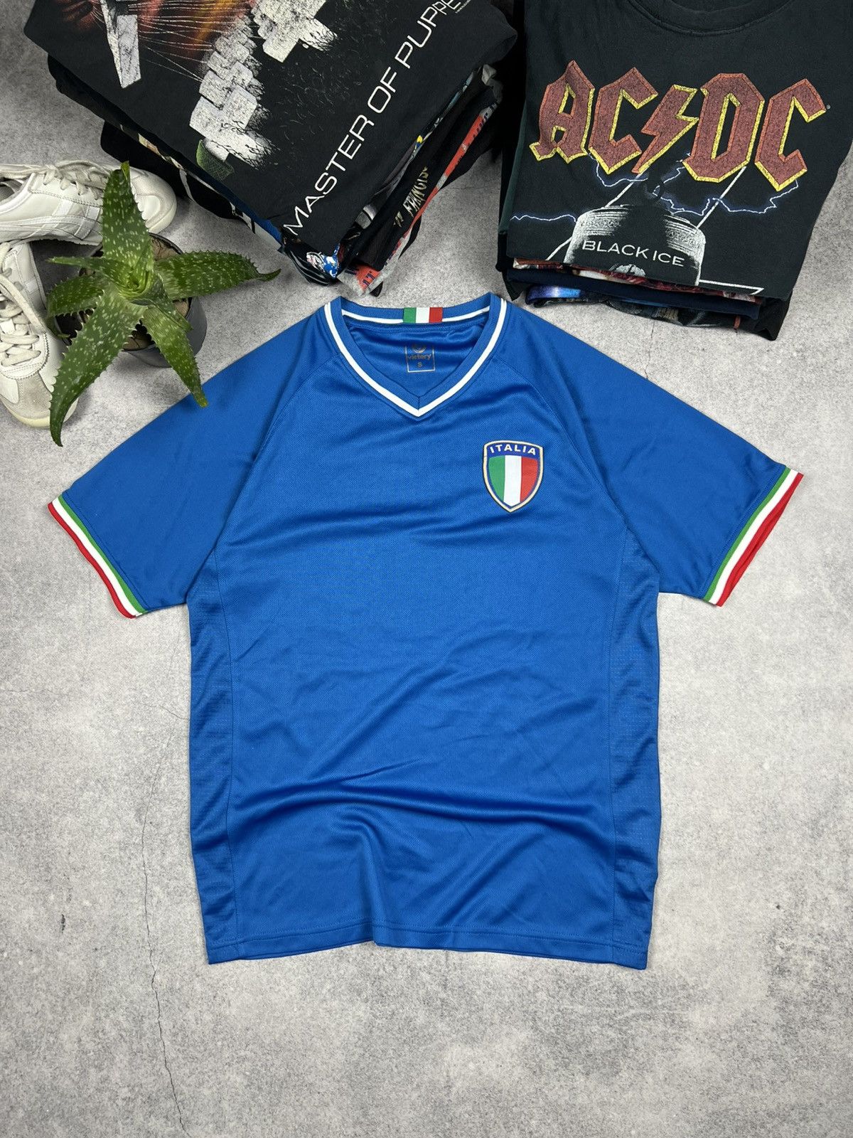 Vintage Vintage Retro Replica Italy 90s Soccer Blockcore Y2K Jersey Size US S / EU 44-46 / 1 - 1 Thumbnail