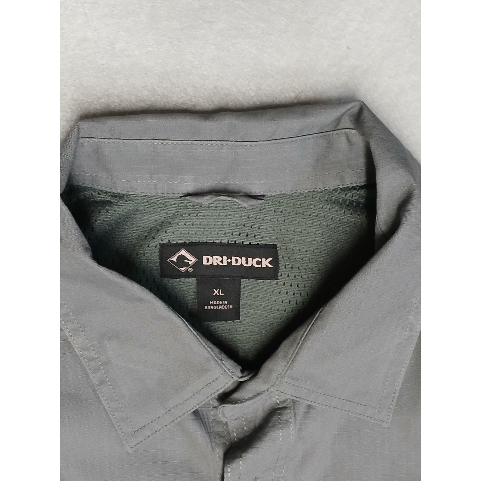 Other Dri Duck (XL) Gray Cotton Blend Velcro Dress Shirt Size US XL / EU 56 / 4 - 5 Thumbnail