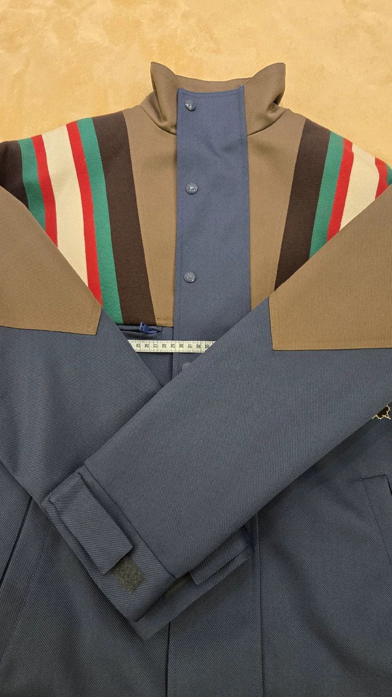 Gucci Gucci Striped stitching letter logo zipper jacket 2502-Next Size US S / EU 44-46 / 1 - 2 Thumbnail
