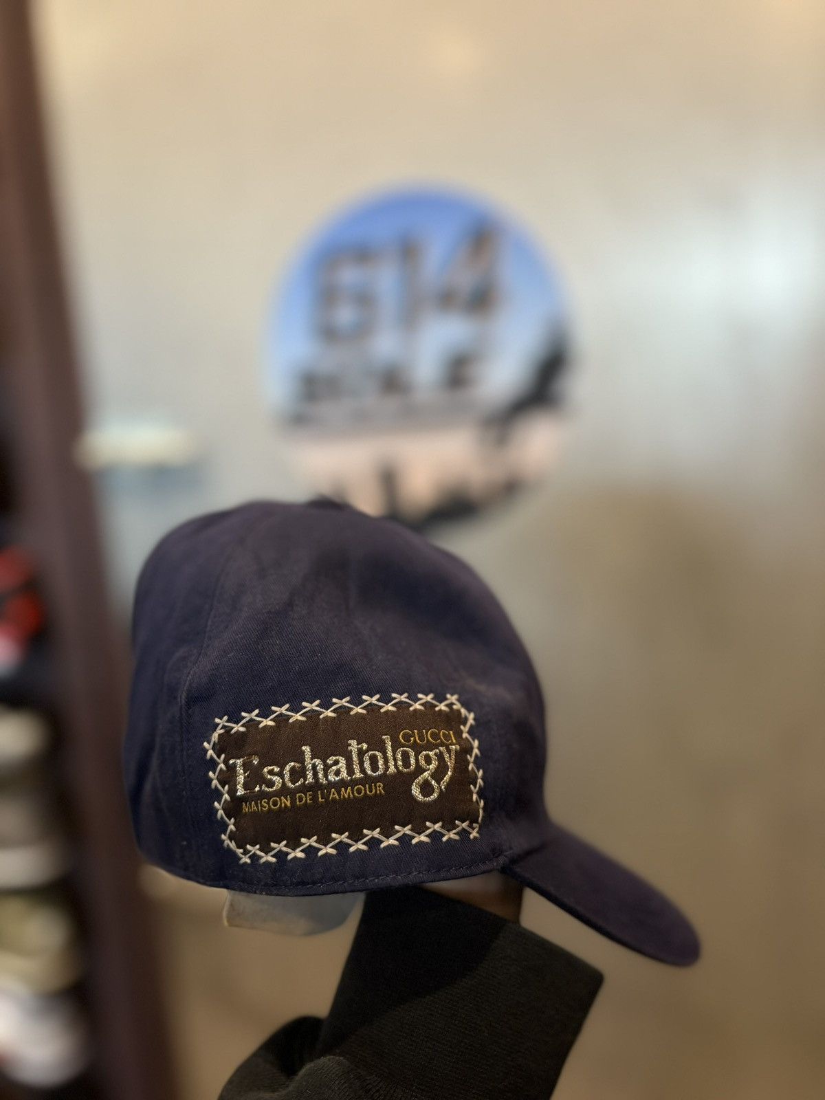 Gucci Gucci Hat Navy Size ONE SIZE - 2 Thumbnail