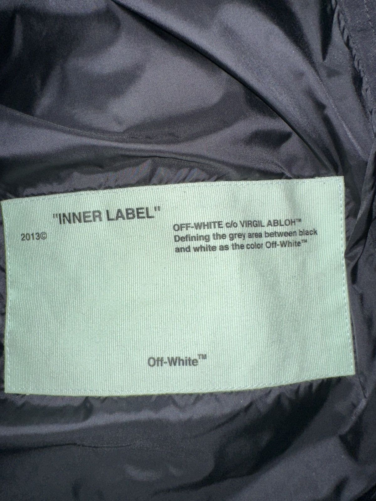 Off-White Off White Brushed Down Jacket Size US S / EU 44-46 / 1 - 5 Thumbnail