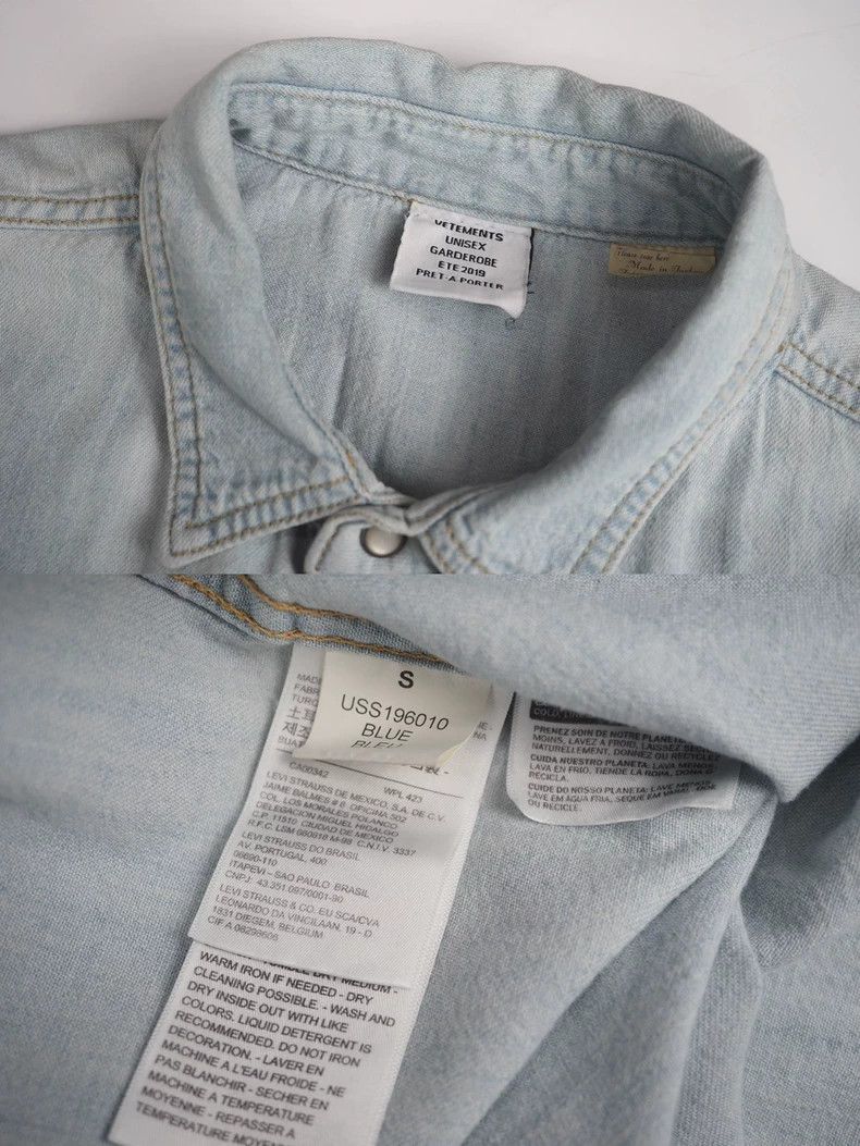 Vetements VetementShow blue denim shirt 2503-Nextarrow Size US S / EU 44-46 / 1 - 6 Thumbnail