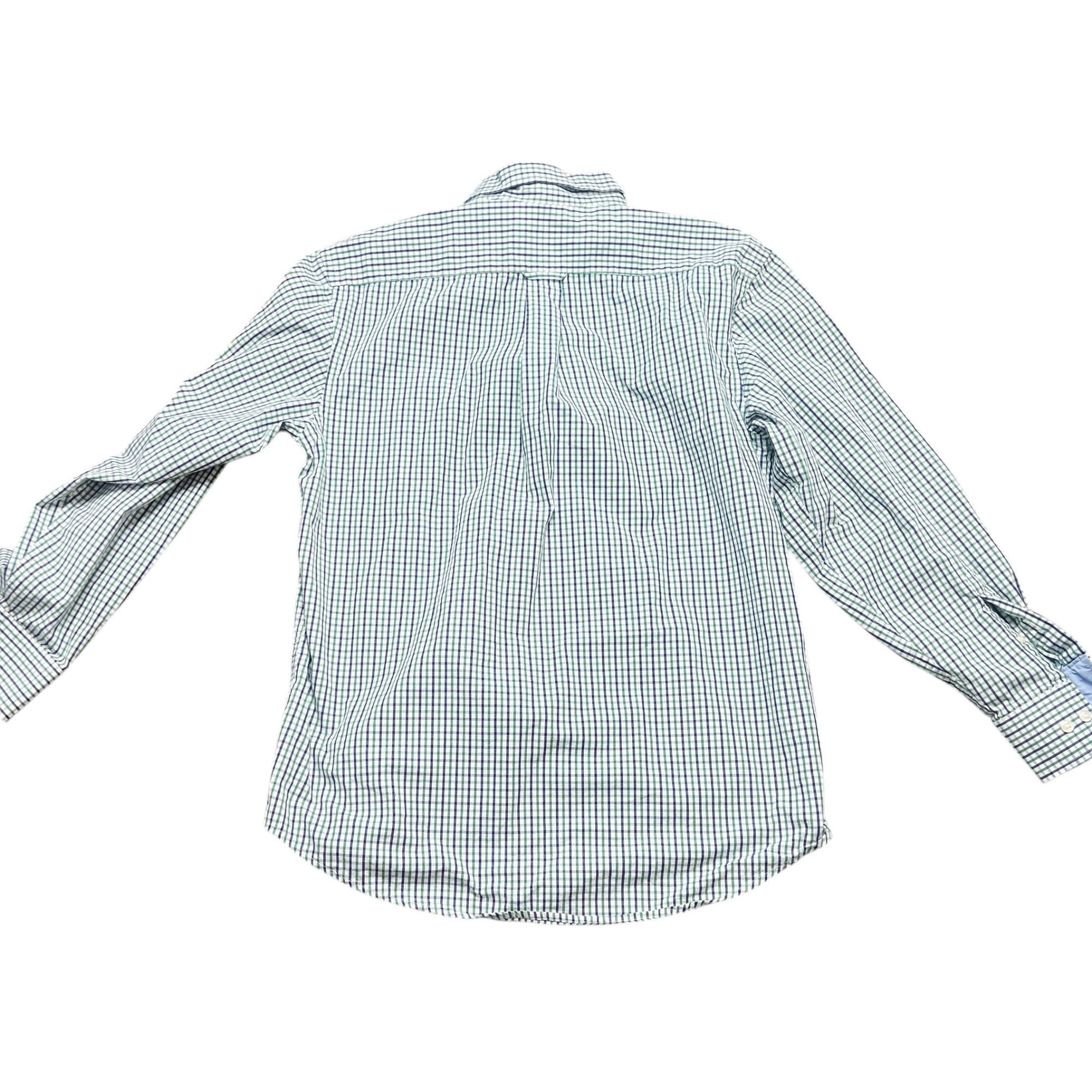 Izod IZOD Shirt Mens Size L White Blue Green Plaid Button Down Ca Size US L / EU 52-54 / 3 - 4 Thumbnail