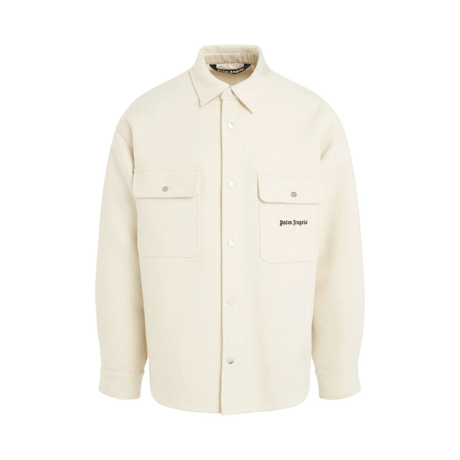 Palm Angels o1mris0824 Shirt in Cream Size US M / EU 48-50 / 2 - 1 Thumbnail