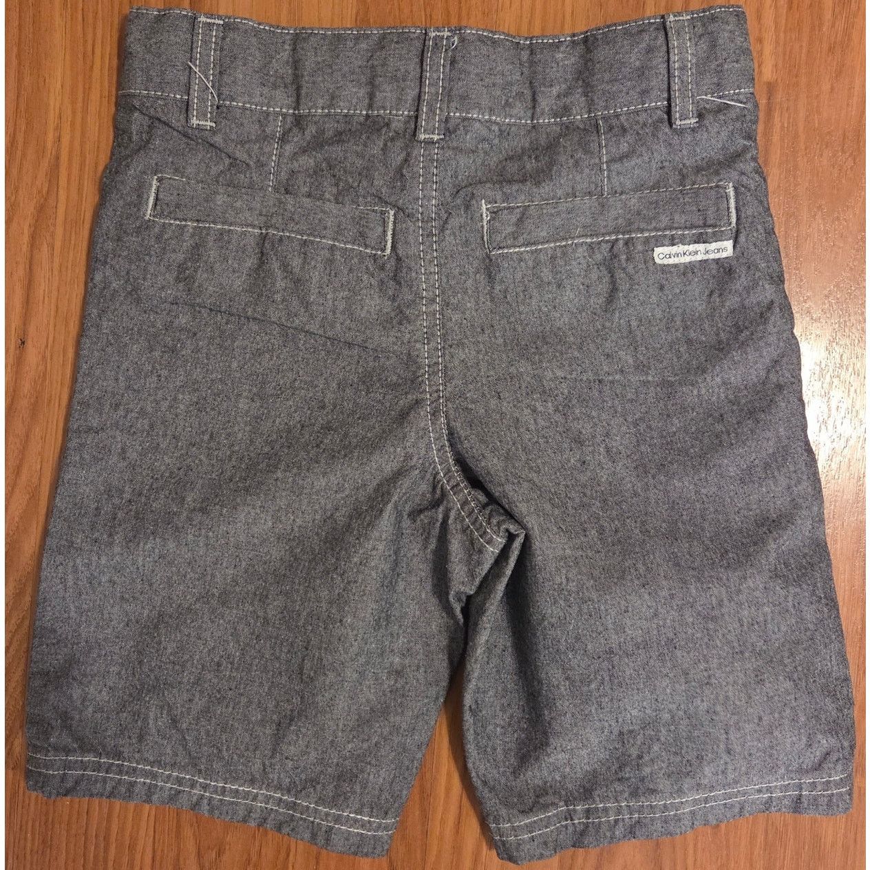 Calvin Klein Calvin Klein Dark Gray Shorts - Boys Size 5 Size US 26 / EU 42 - 4 Thumbnail