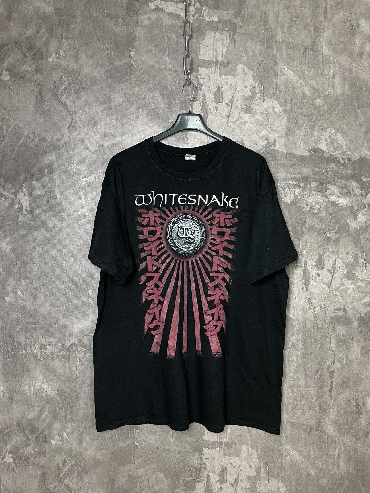 Band Tees Whitesnake Hype tour merch black metal rock snake graphic Size US XL / EU 56 / 4 - 1 Thumbnail