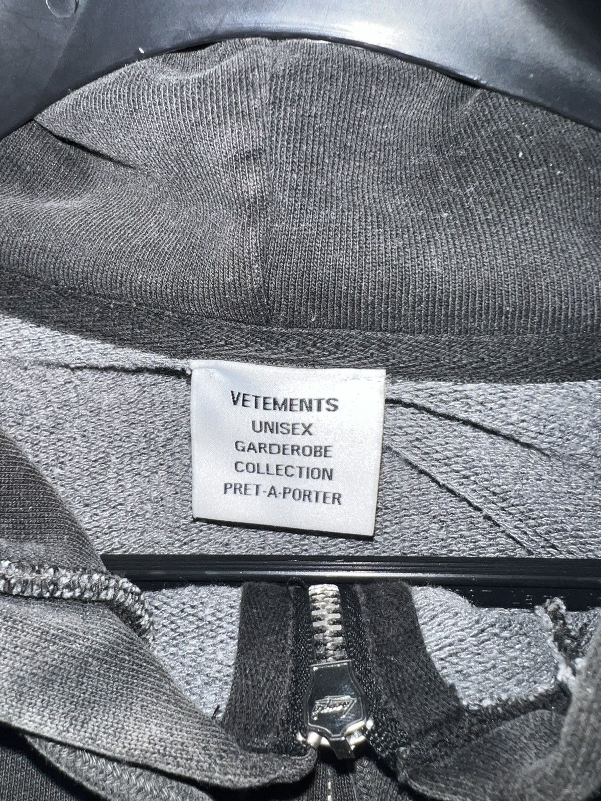 Vetements VETEMENTS Black Raw Edge Hoodie Size S Size US S / EU 44-46 / 1 - 3 Thumbnail