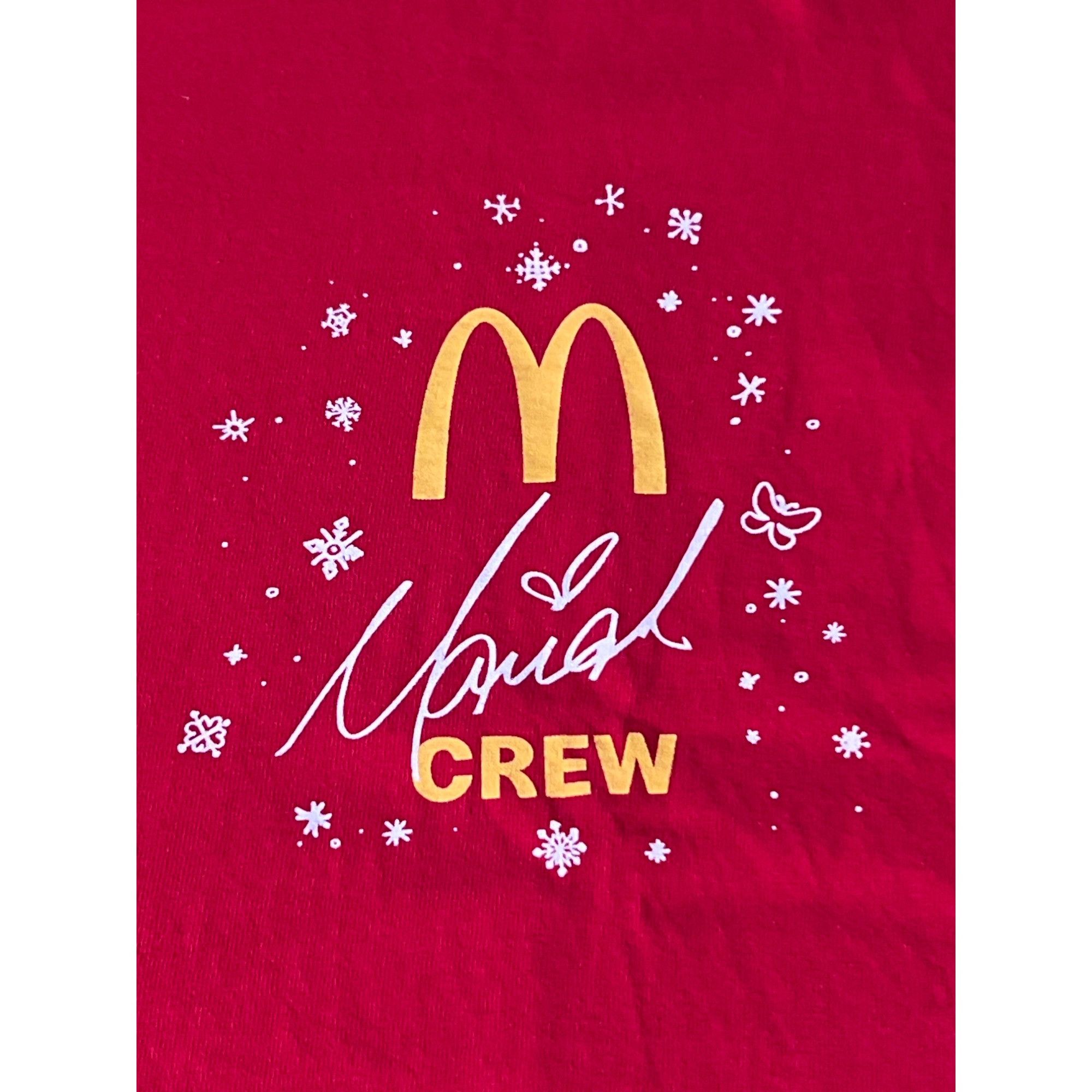 Port & Company Mariah Carey McDonalds Crew Red T-Shirt Port & Co Christmas Size US L / EU 52-54 / 3 - 2 Thumbnail