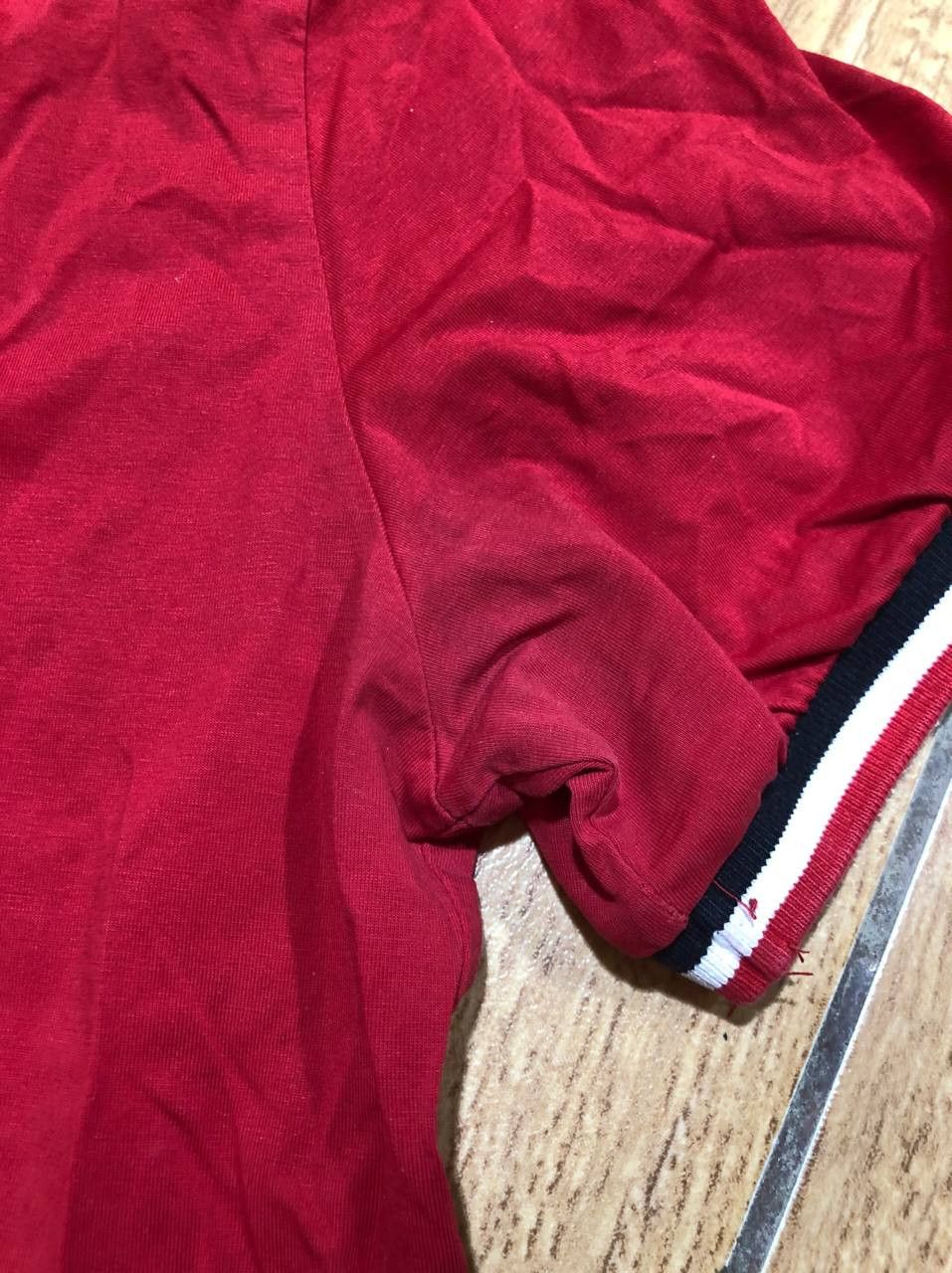 Dolce & Gabbana DOLCE & GABBANA T-shirt Red Cotton DG Logo Print Crew Neck Size US L / EU 52-54 / 3 - 5 Thumbnail