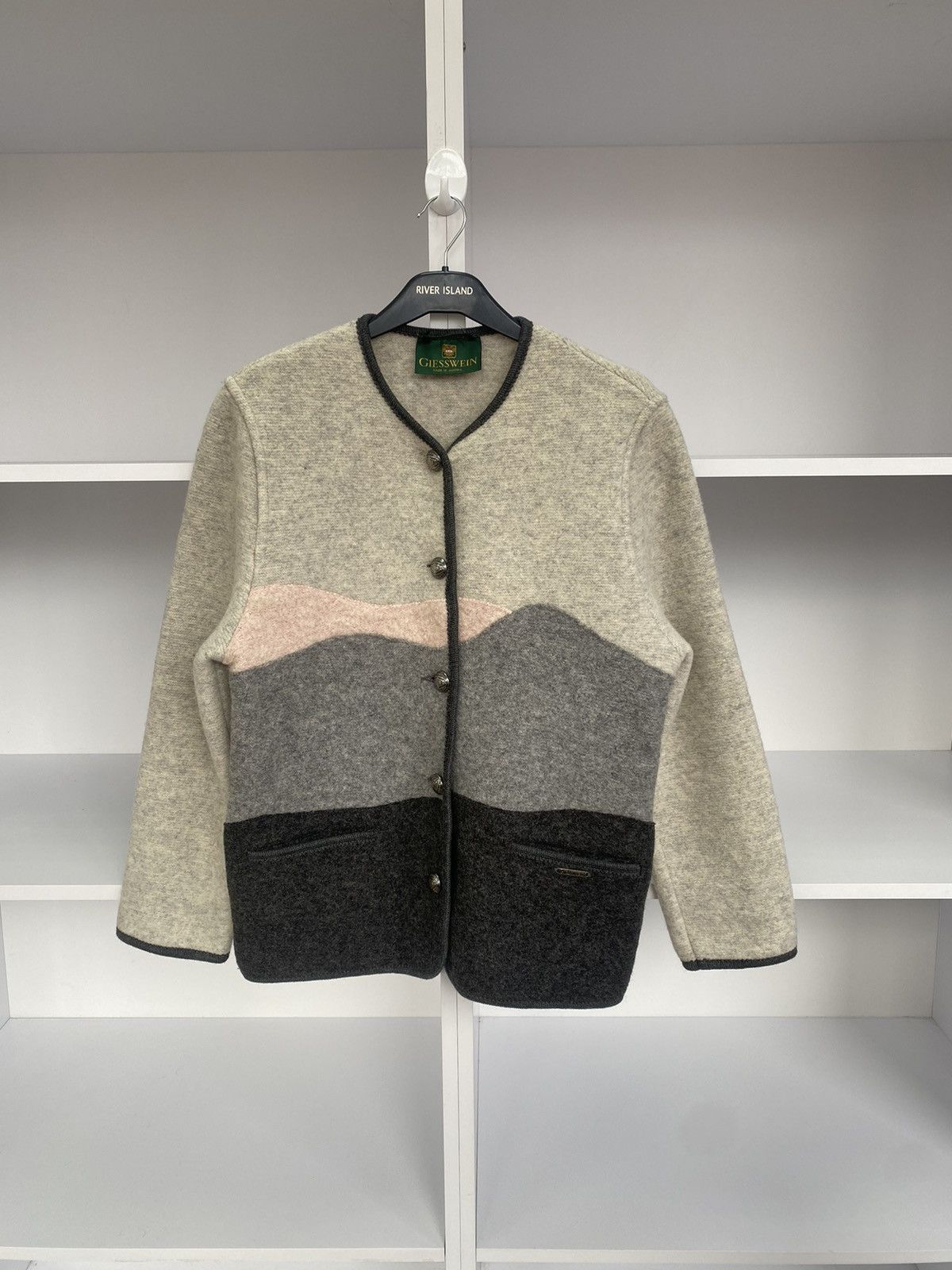 Designer × GIESSWEIN × Vintage Vintage GIESSWEIN WOOL SWEATER Womens Austria Cardigan Size XS / US 0-2 / IT 36-38 - 1 Thumbnail
