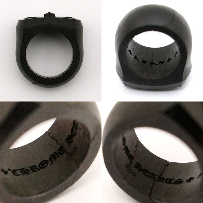 Chrome Hearts Chrome Hearts Big PJ Mahalia Wood Ring - Size 8.5 Size ONE SIZE - 3 Thumbnail
