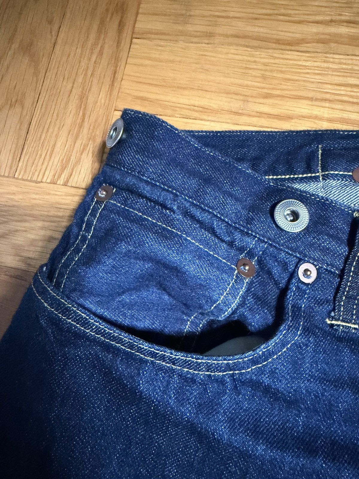 A.PRESSE A.Presse no.22 washed wide denim pants Size US 32 / EU 48 - 4 Thumbnail
