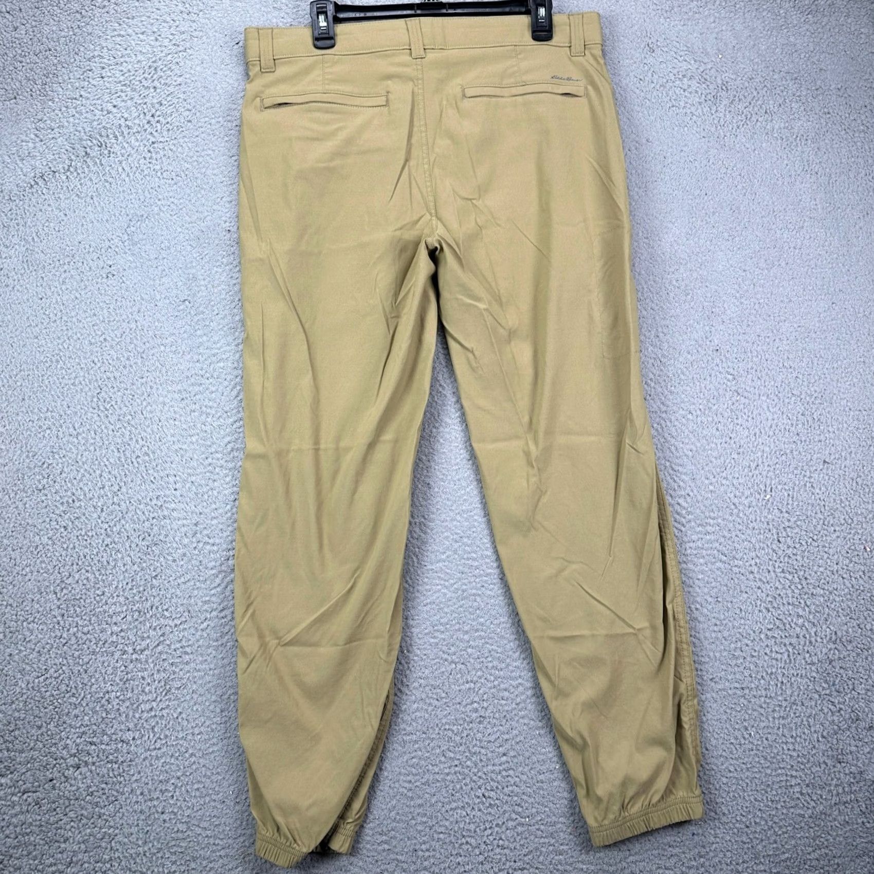Eddie Bauer Eddie Bauer Men Cargo Hiking Pants 34 Tan Flat Front Straight Leg Jogger Stretch Cargo Hiking Pants Mens 34 Brown Size US 34 / EU 50 - 2 Thumbnail