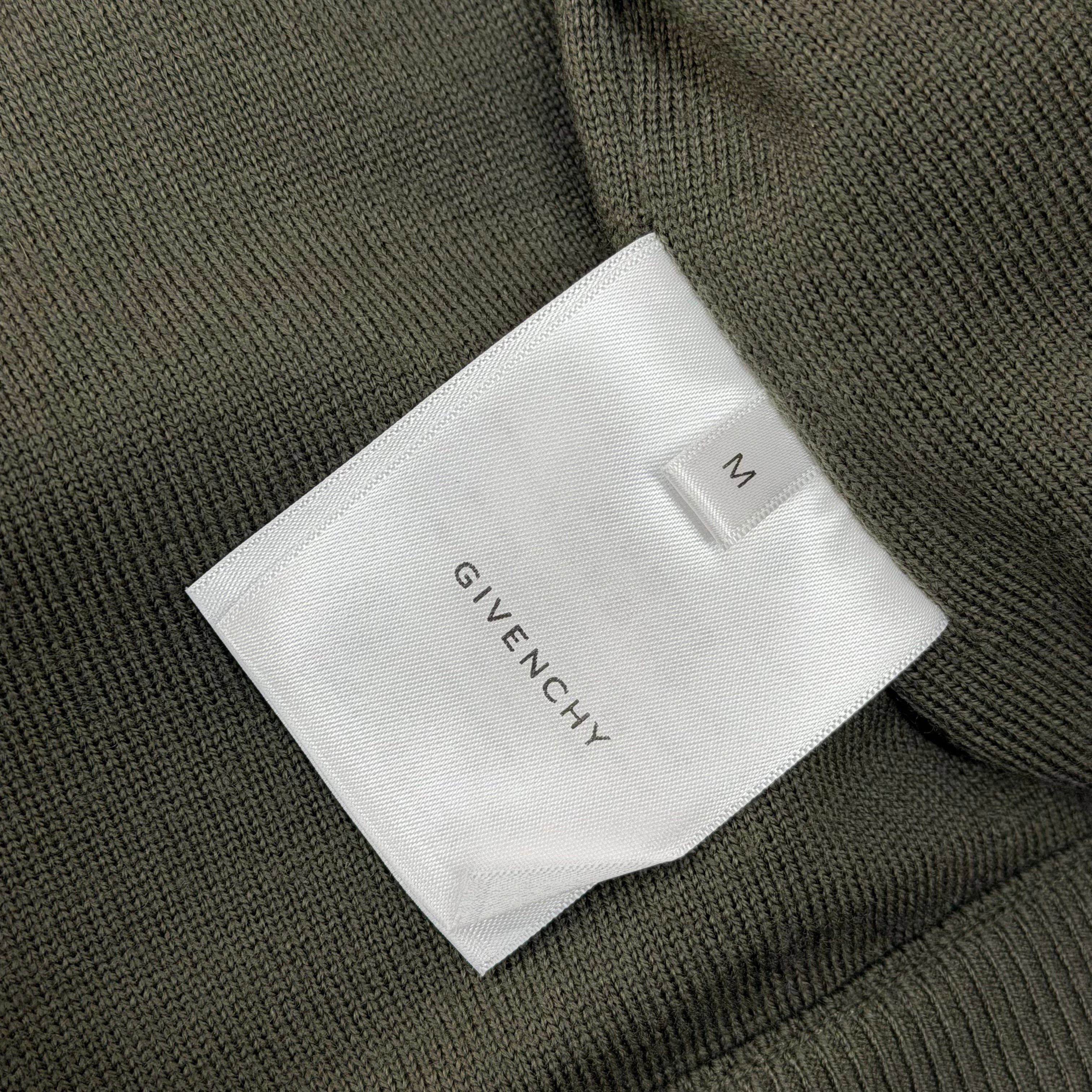 Givenchy Givenchy Knitted Khaki Green Varsity Bomber M Size US M / EU 48-50 / 2 - 6 Thumbnail