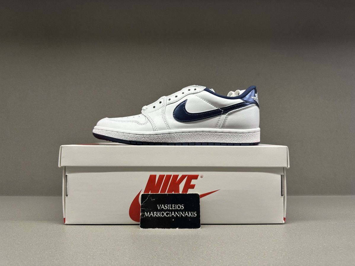 Jordan Brand Jordan 1 Retro Low ‘85 Metallic Blue Size US 9 / EU 42 - 1 Thumbnail