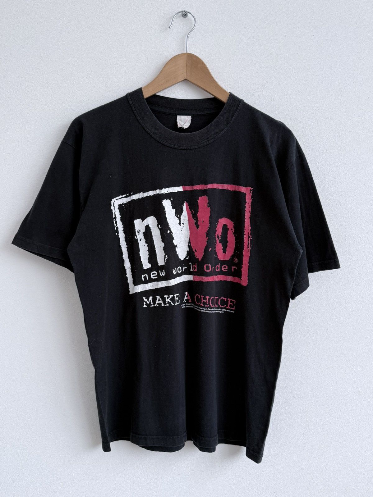 WCW/nWo Vintage 1999 NWO WCW New World Order Wrestling T-Shirt Size US M / EU 48-50 / 2 - 1 Thumbnail
