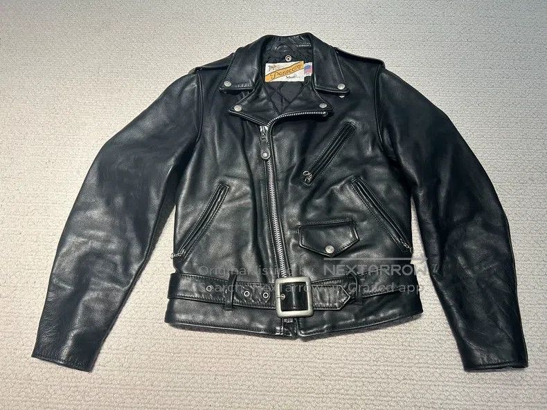 Schott Schott 618 leather jacket talon zipper Size US XS / EU 42 / 0 - 1 Thumbnail