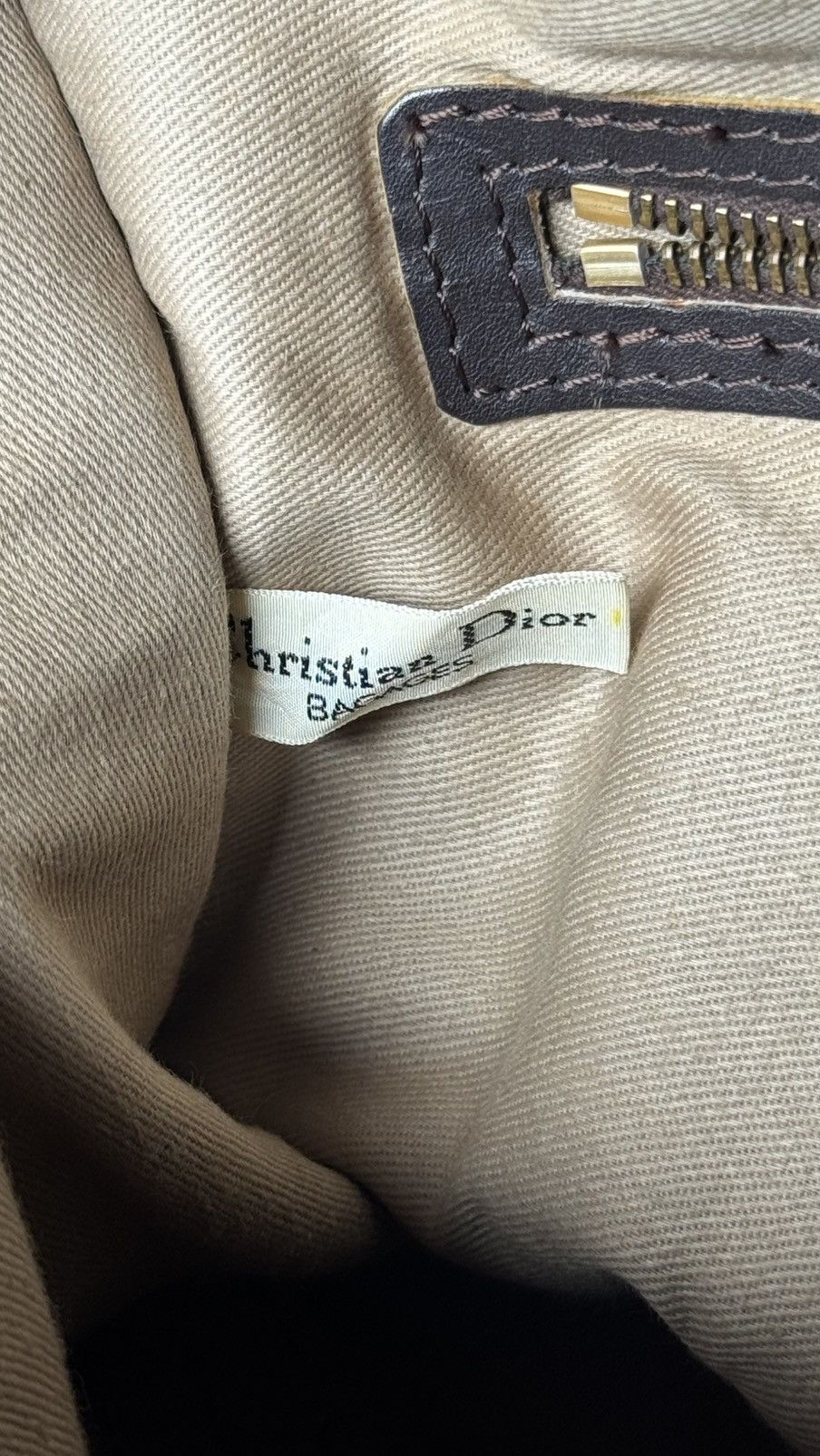 Dior Vintage Christian Dior Brown Suede Trotter Dior Emboss Size ONE SIZE - 10 Thumbnail