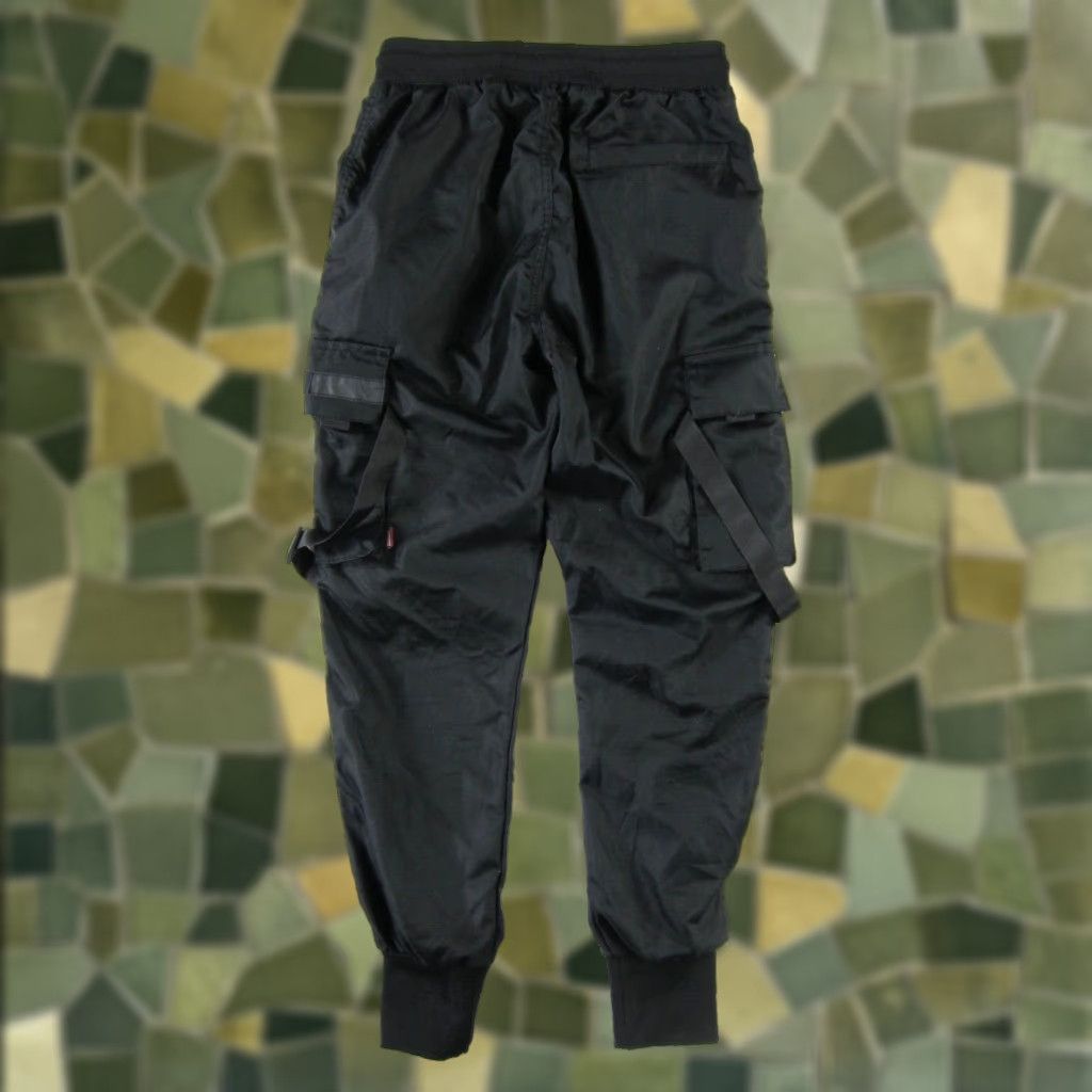 Vintage DAYHYPE Land Coambt Group Black Stretch Pocket Military Cargo Pant Men XS Size US 27 - 1 Thumbnail