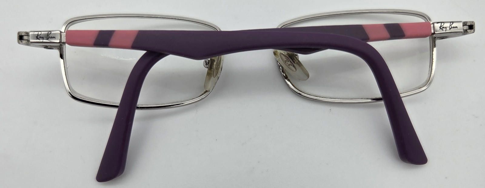 RayBan Ray Ban RB1030 4013 Kids Purple/Pink Stripe FRAMES 45-16-125 Size ONE SIZE - 3 Thumbnail