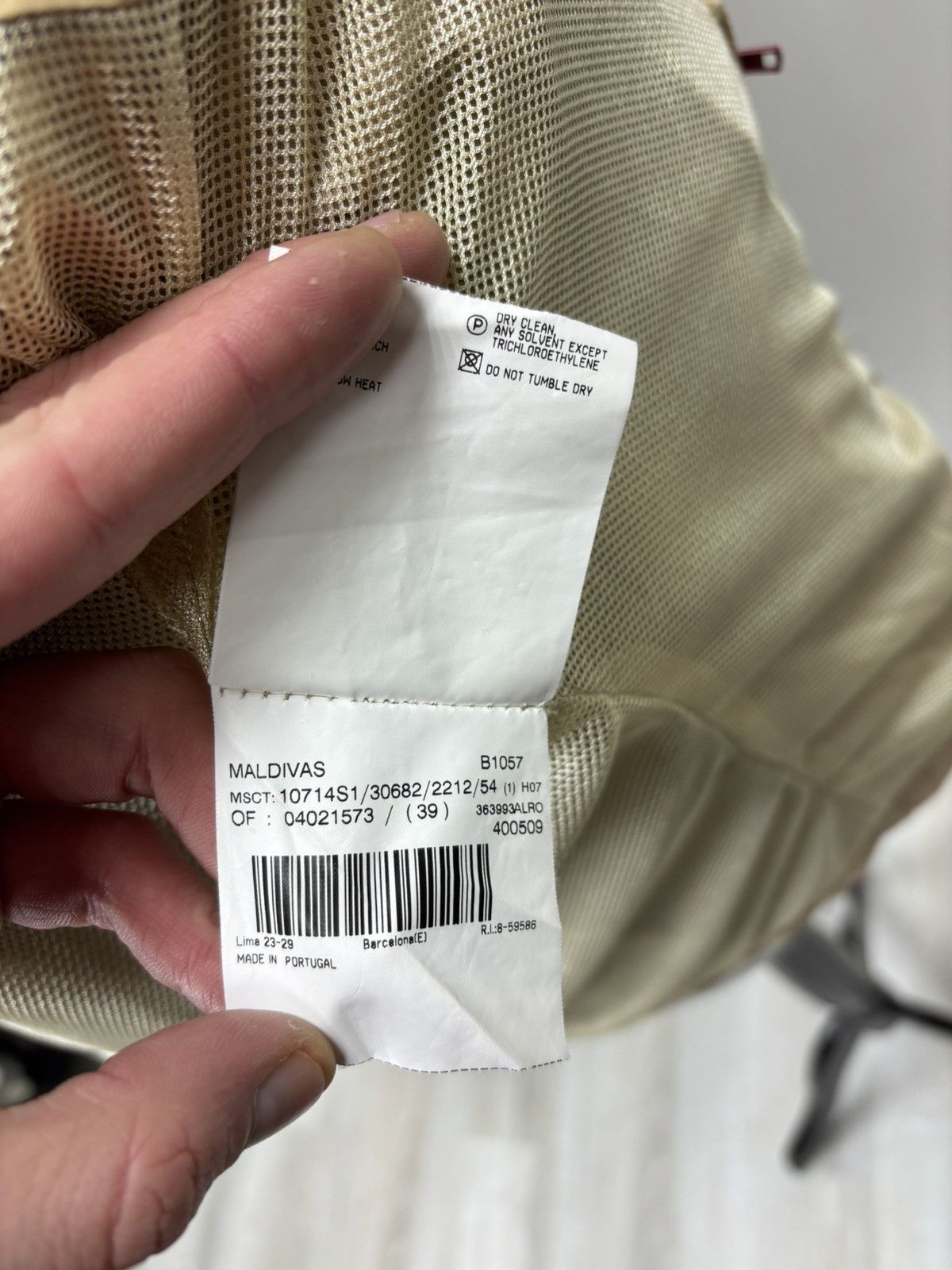 Burberry Mens jacket Burberry London Size M/L Color Beige Size US M / EU 48-50 / 2 - 19 Thumbnail