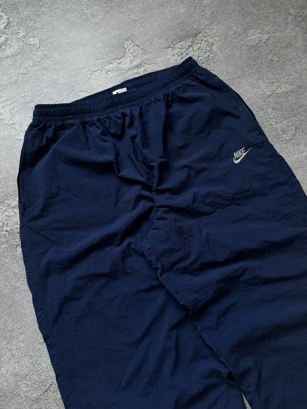 Nike × Vintage Nike XL swoosh nylon jogger sweat track pant trouser baggy Size US 39 - 7 Thumbnail