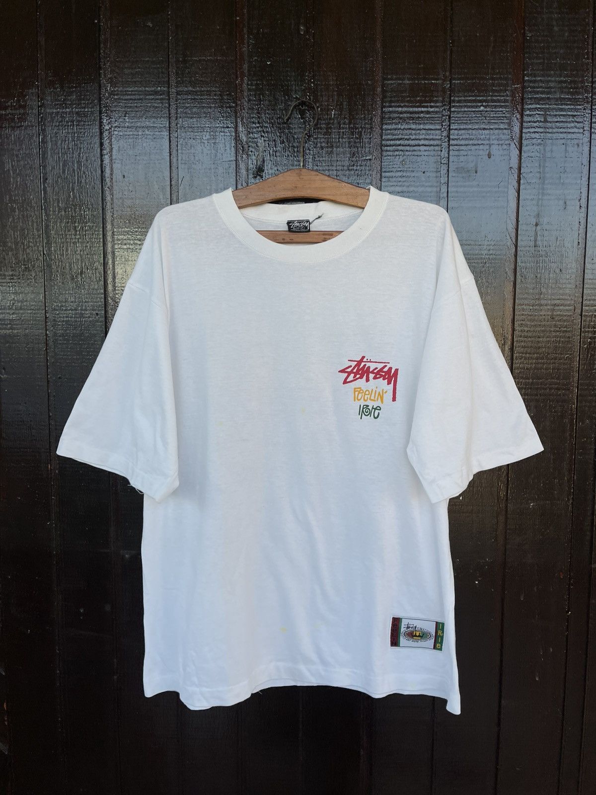 Stussy Vintage 90s Bootleg stussy tee Size US L / EU 52-54 / 3 - 4 Thumbnail
