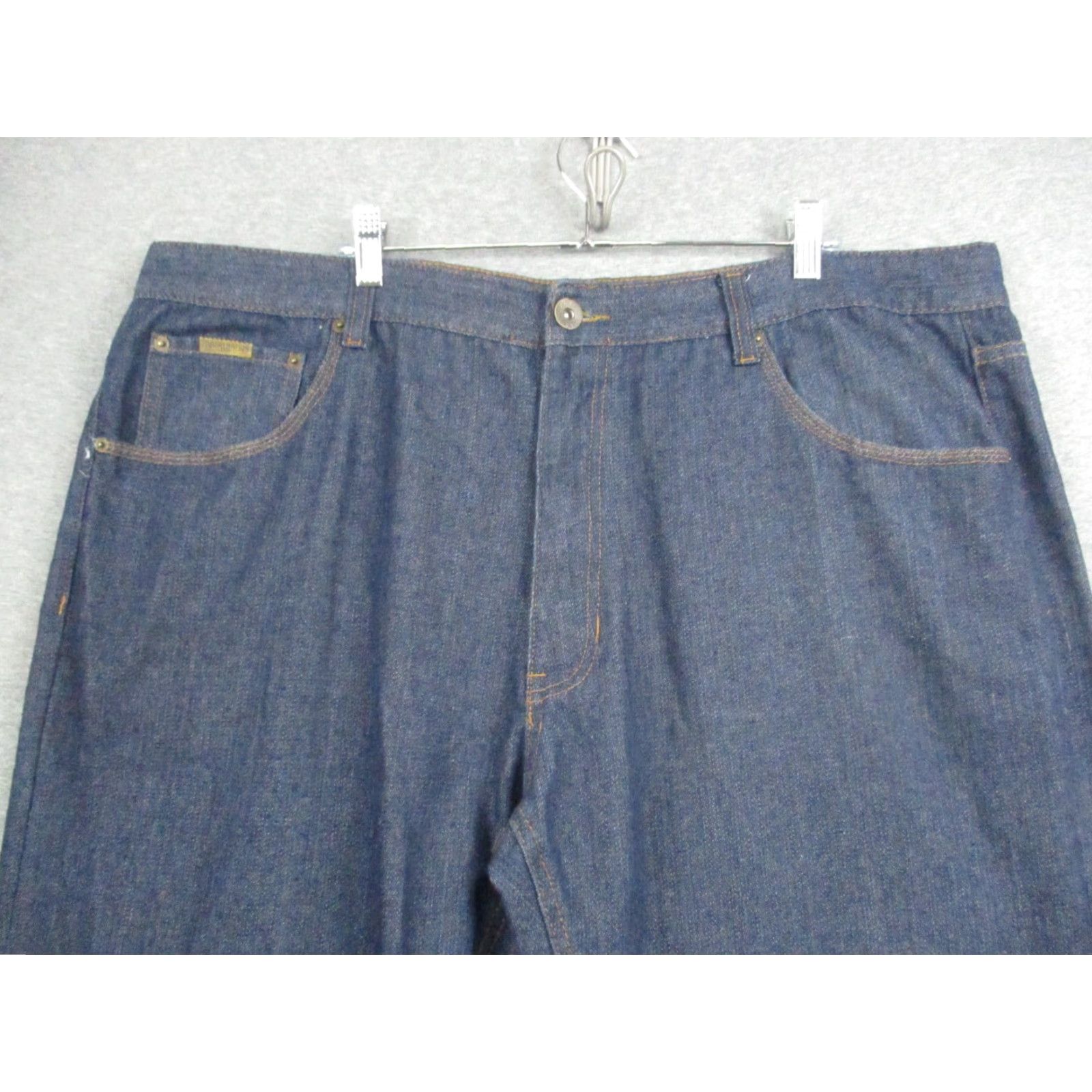 Vintage Parish Nation Jeans Mens 46 Blue Y2K Baggy Hip Hop Zip Fly Dark Wash EUC Jeans Size US 30 / EU 46 - 4 Thumbnail